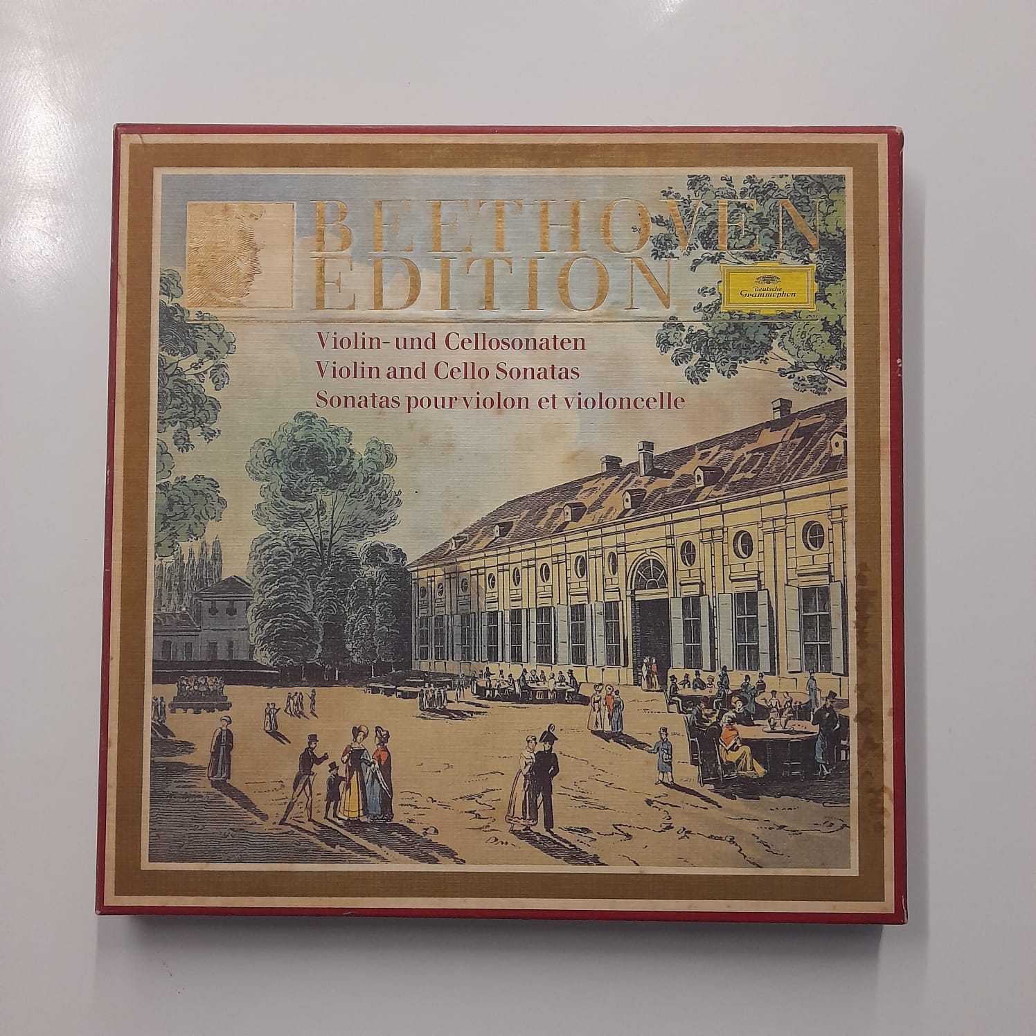 Box LP Beethoven – Beethoven Edition 1977: Violin- Und Cellosonaten (8 LPs) - Importado