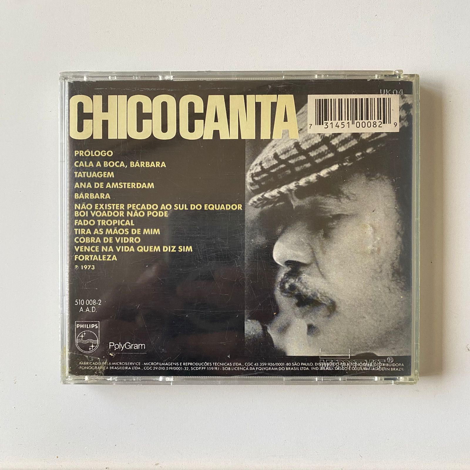 CD Chico Buarque - Chico Canta - Imagem 2