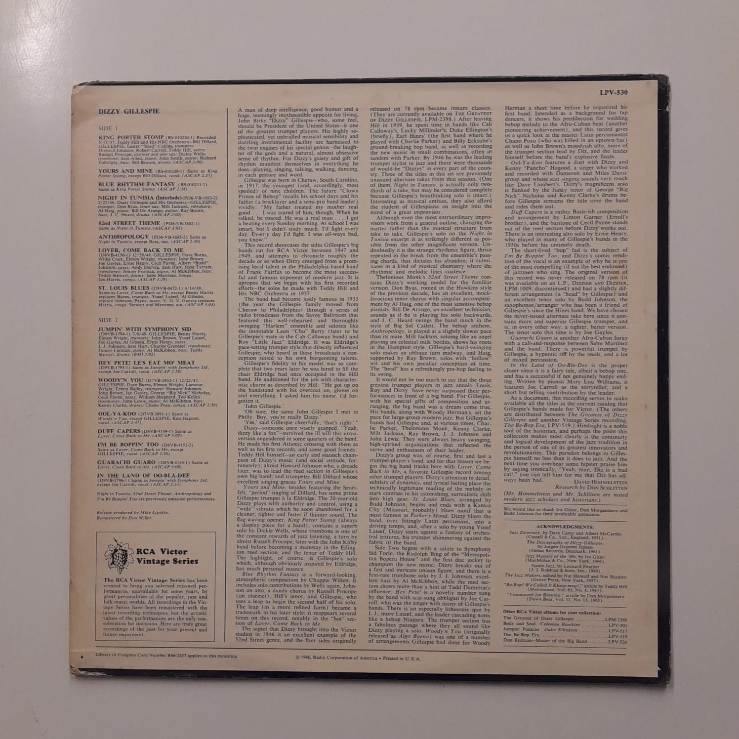 LP Dizzy Gillespie – Dizzy Gillespie (1966) - Importado - Imagem 2