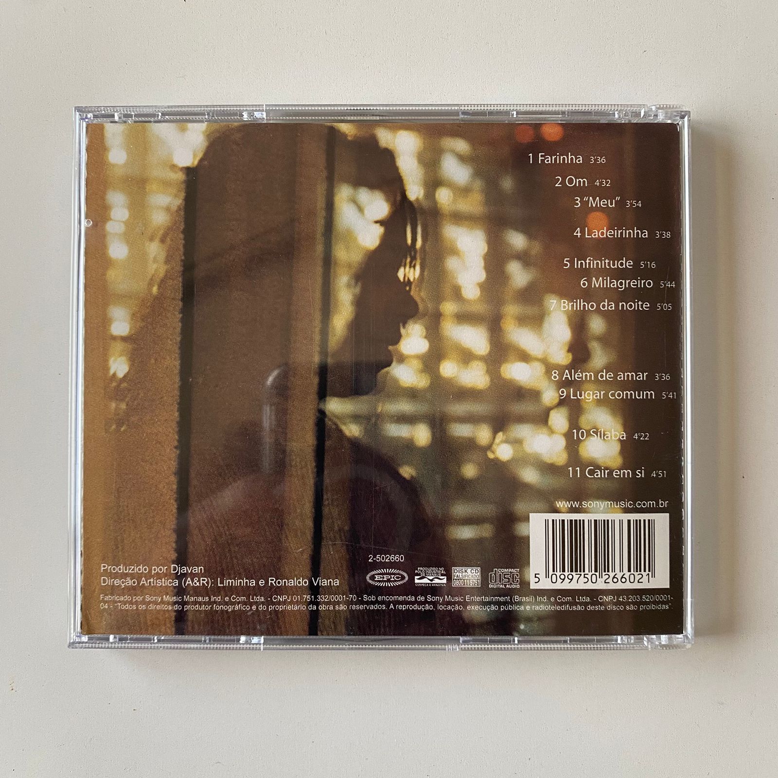 CD Djavan - Milagreiro - Imagem 2