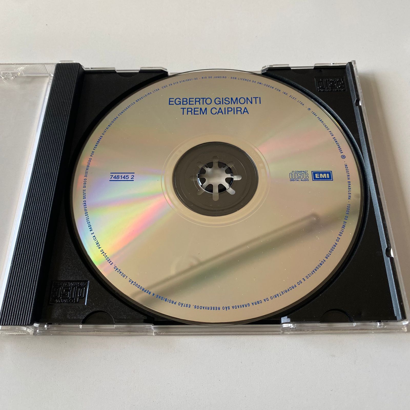 CD Egberto Gismonti - Trem Caipira - Imagem 3