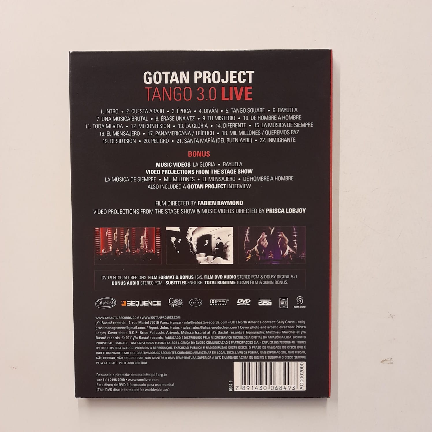 DVD Gotan Project - Tango 3.0 Live - Imagem 2