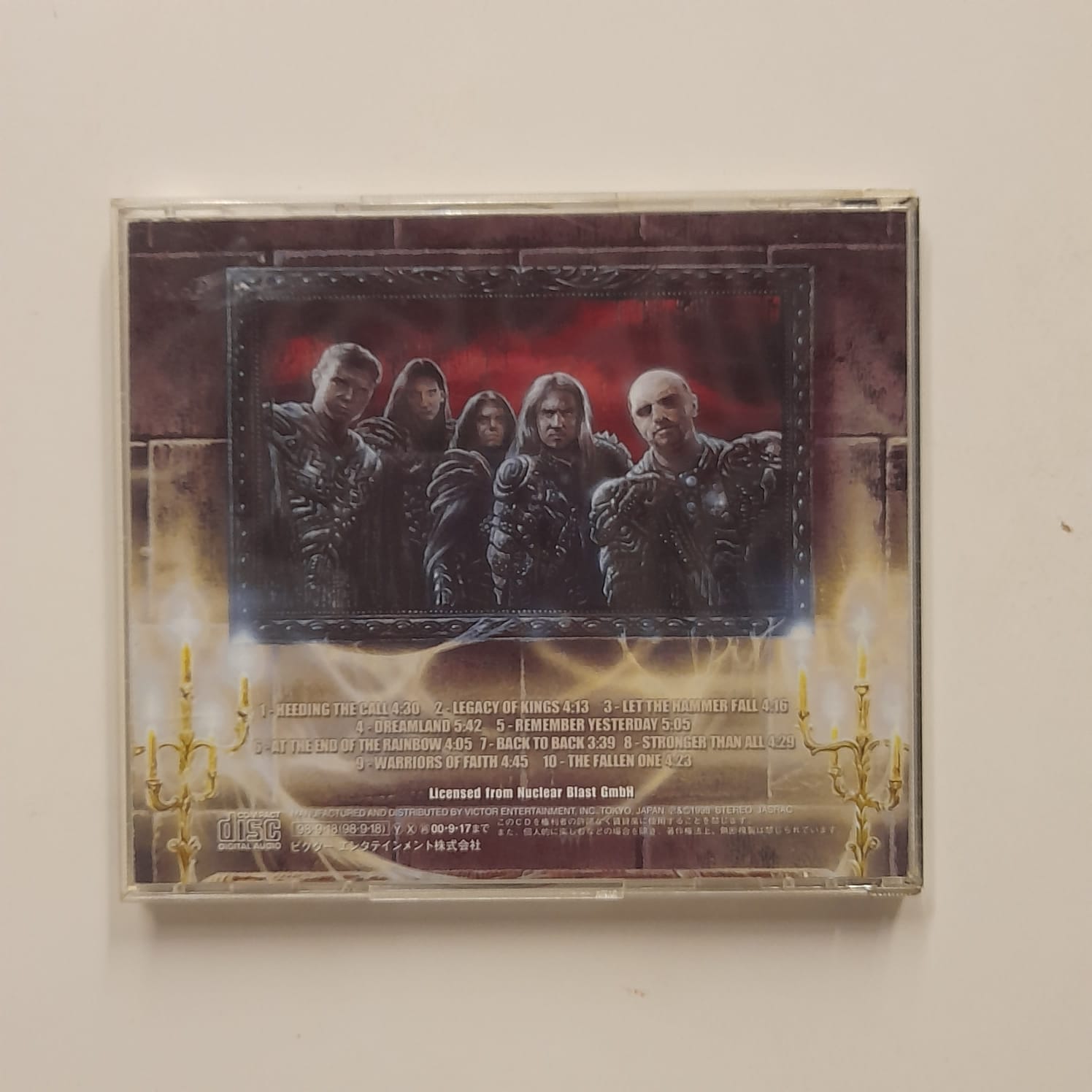 CD HammerFall – Legacy Of Kings - Importado - Imagem 2
