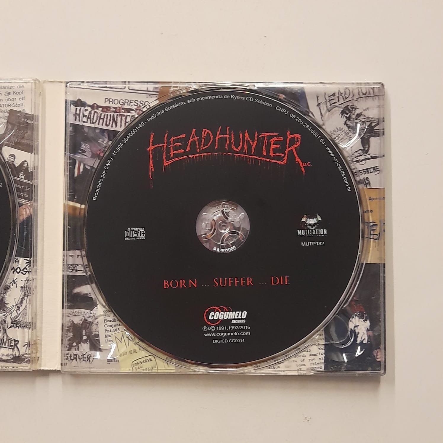 CD + DVD Headhunter D.C. – Born...Suffer...Die - Imagem 3