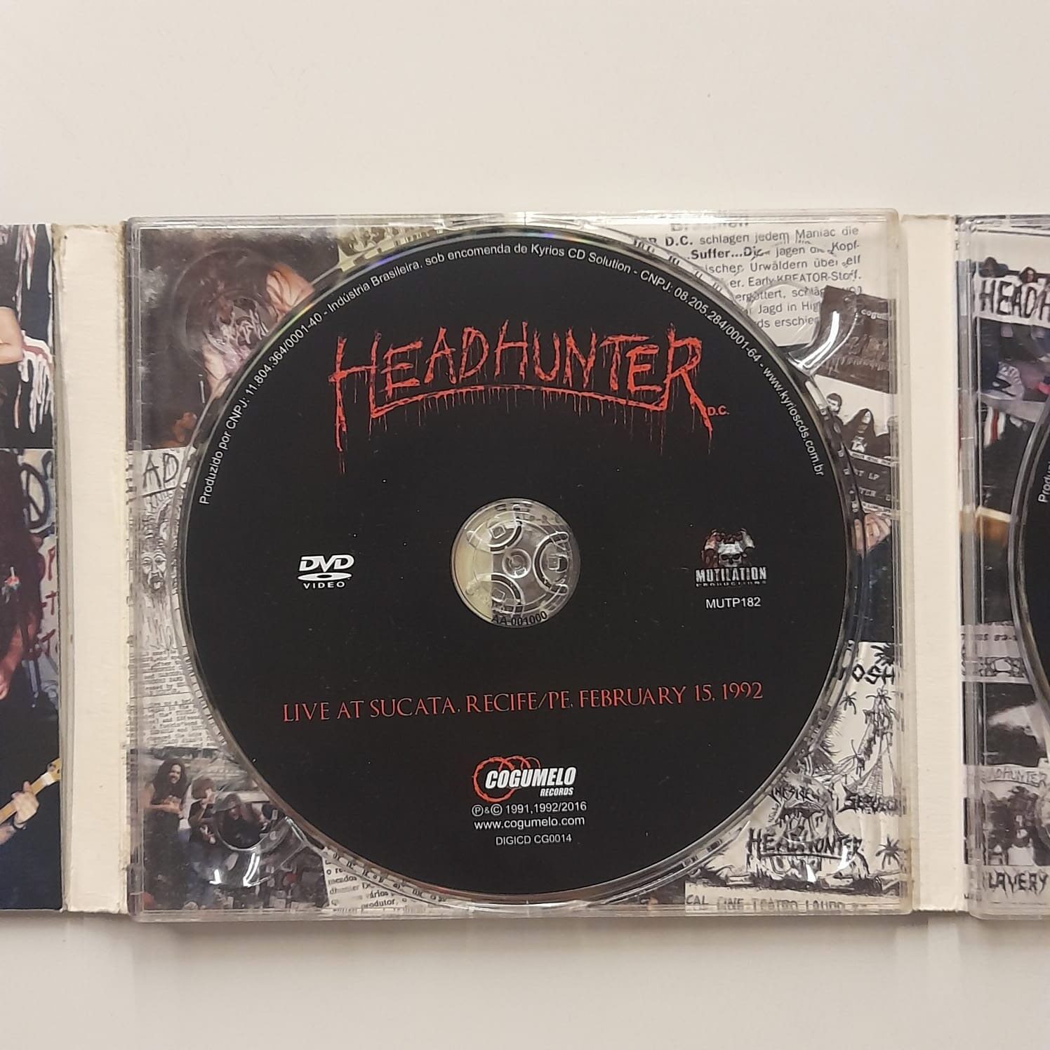 CD + DVD Headhunter D.C. – Born...Suffer...Die - Imagem 4