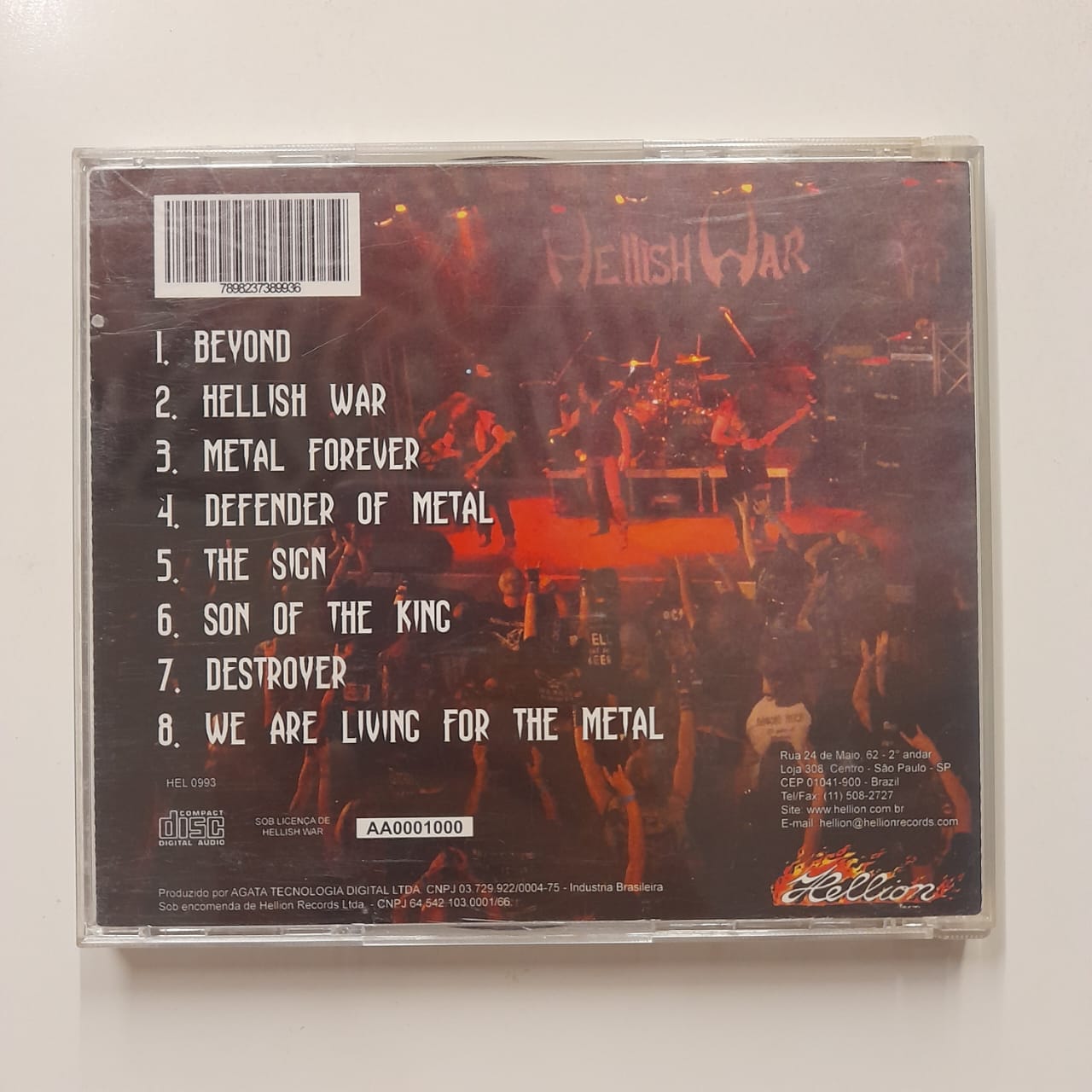CD Hellish War – Live In Germany - Imagem 2