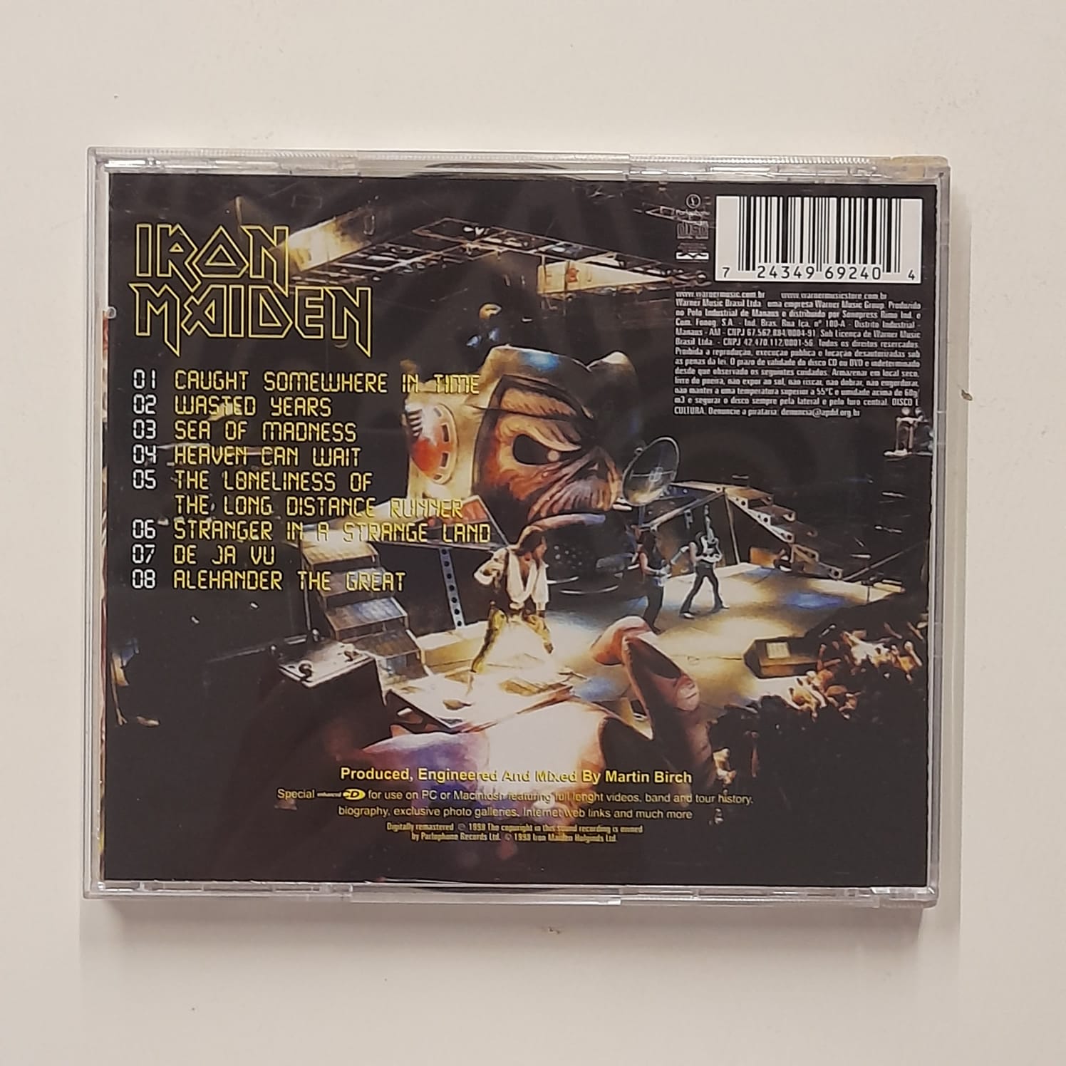 CD Iron Maiden – Somewhere In Time - Imagem 2