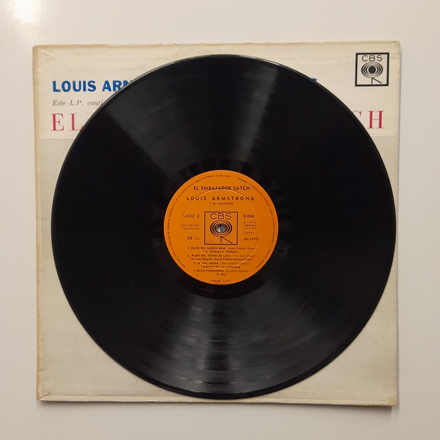 LP Louis Armstrong And His All-Stars – El Embajador Satch - Importado - Imagem 4
