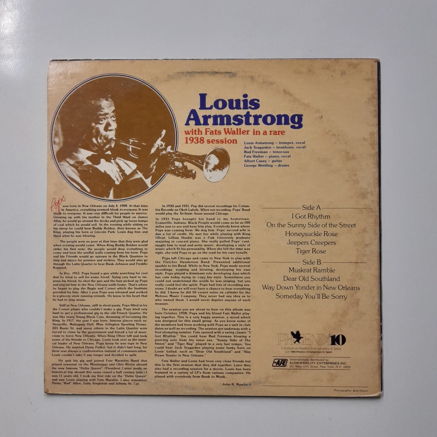 LP Louis Armstrong – Pops - Importado - Imagem 2