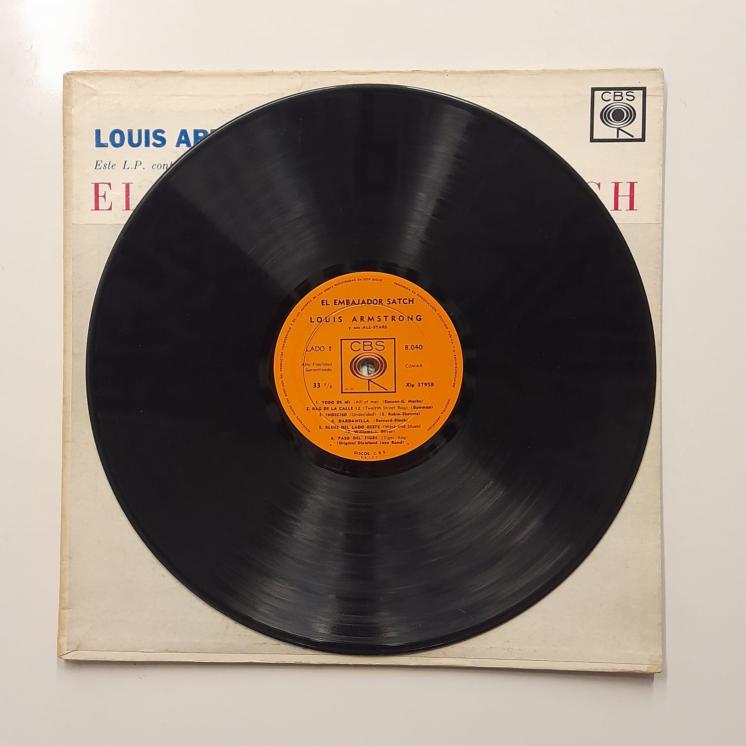 LP Louis Armstrong And His All-Stars – El Embajador Satch - Importado - Imagem 3