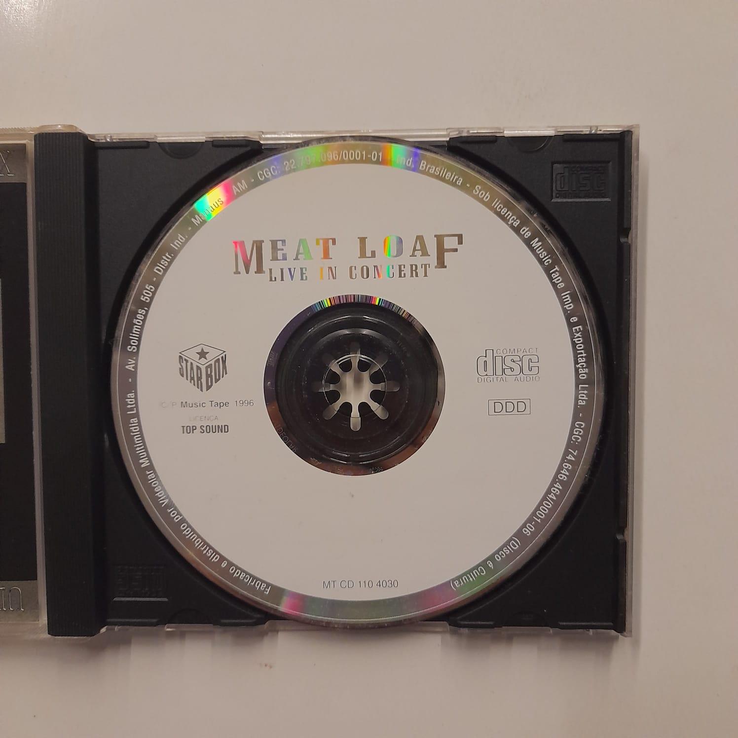 CD Meat Loaf – Live In Concert - Imagem 3