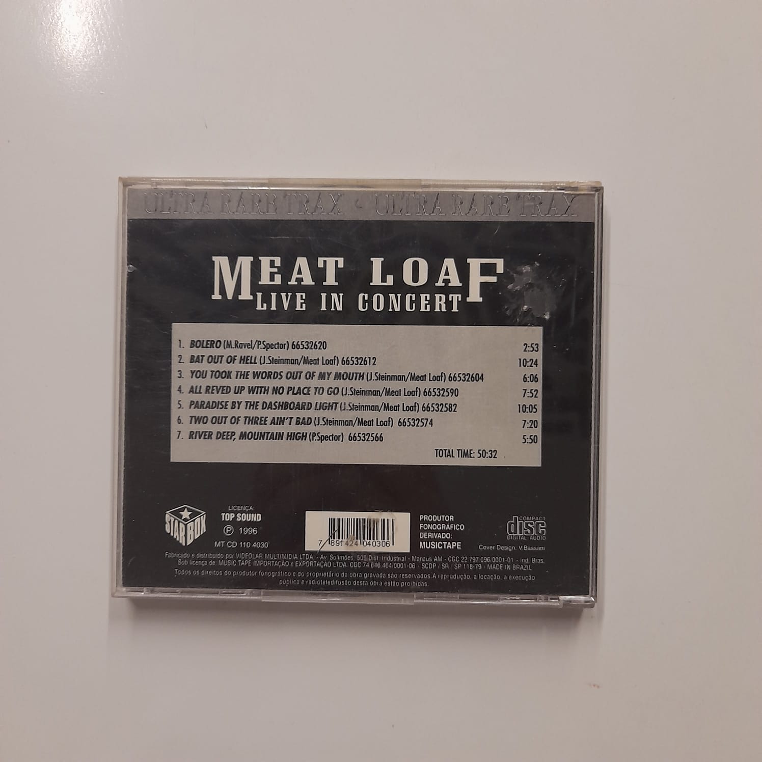 CD Meat Loaf – Live In Concert - Imagem 2