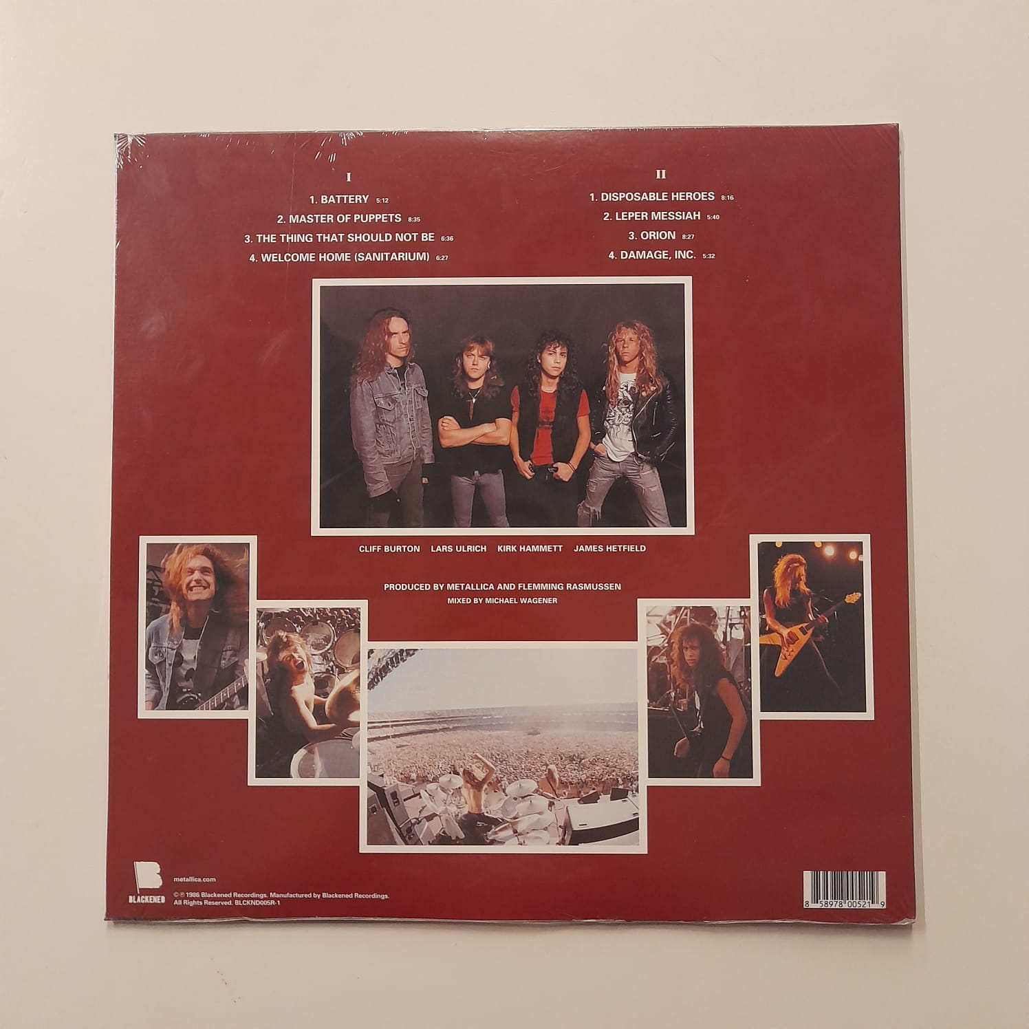 LP Metallica – Master Of Puppets - Lacrado - Imagem 2