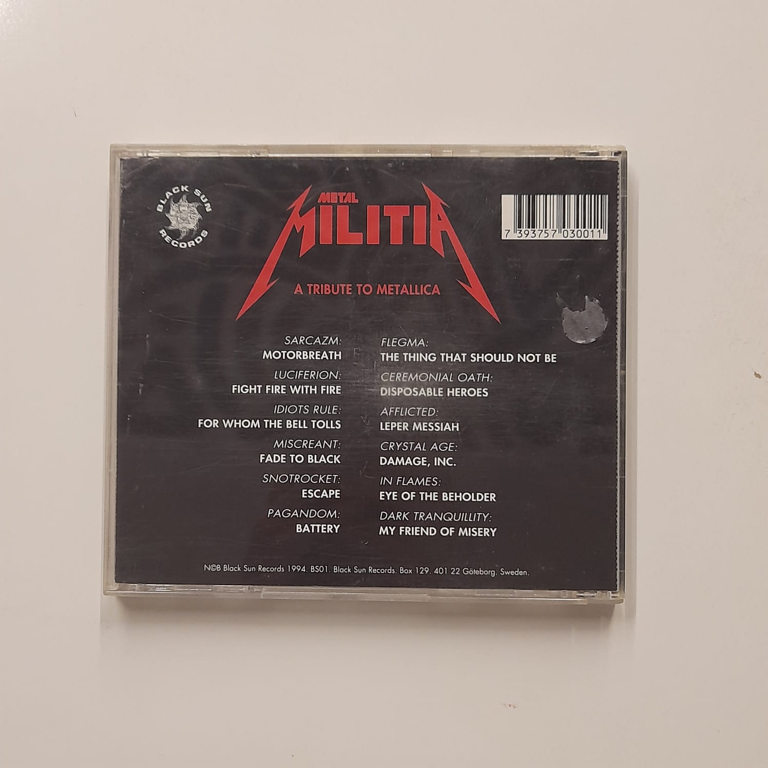CD Metal Militia - A Tribute To Metallica - Importado - Imagem 2