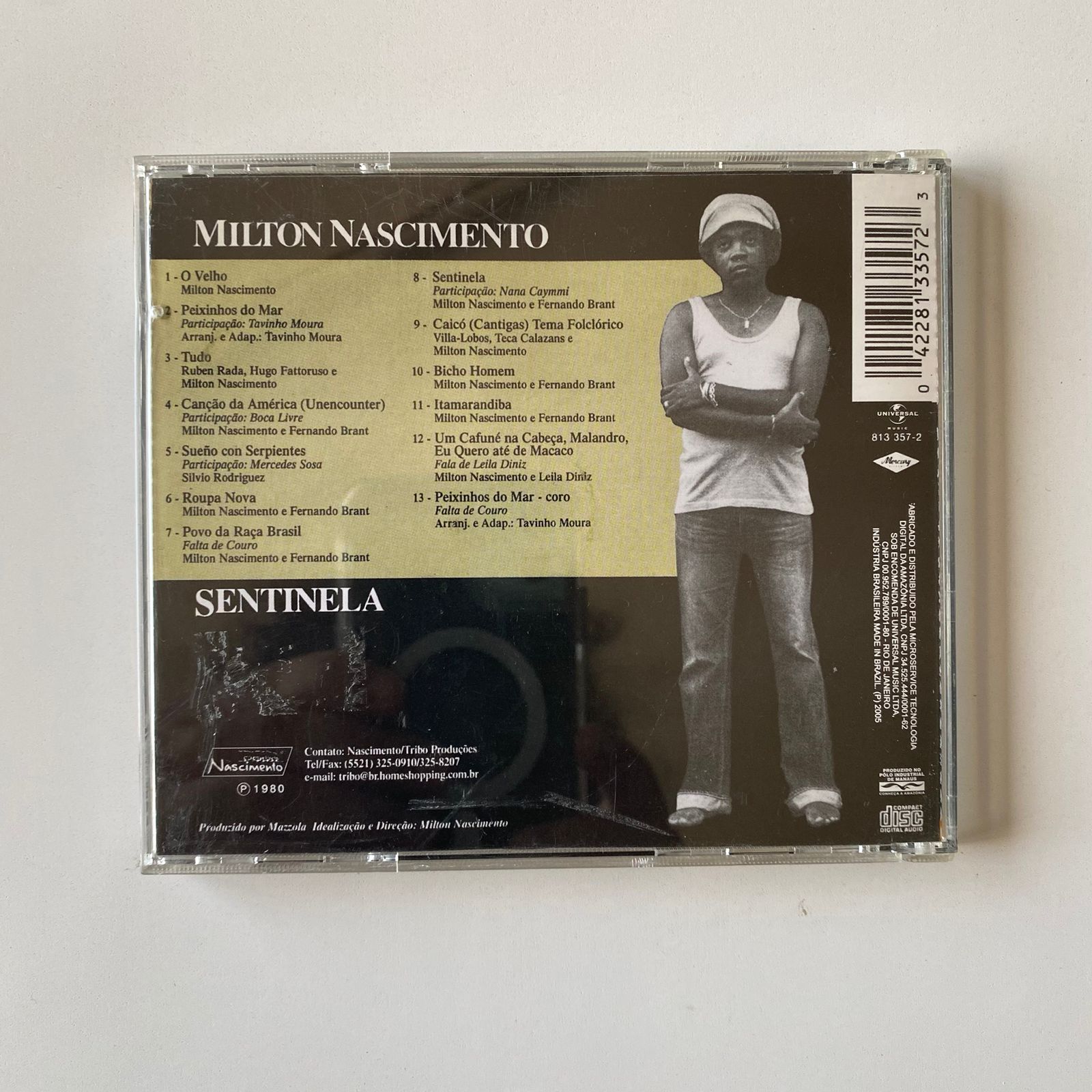 CD Milton Nascimento - Sentinela - Imagem 2