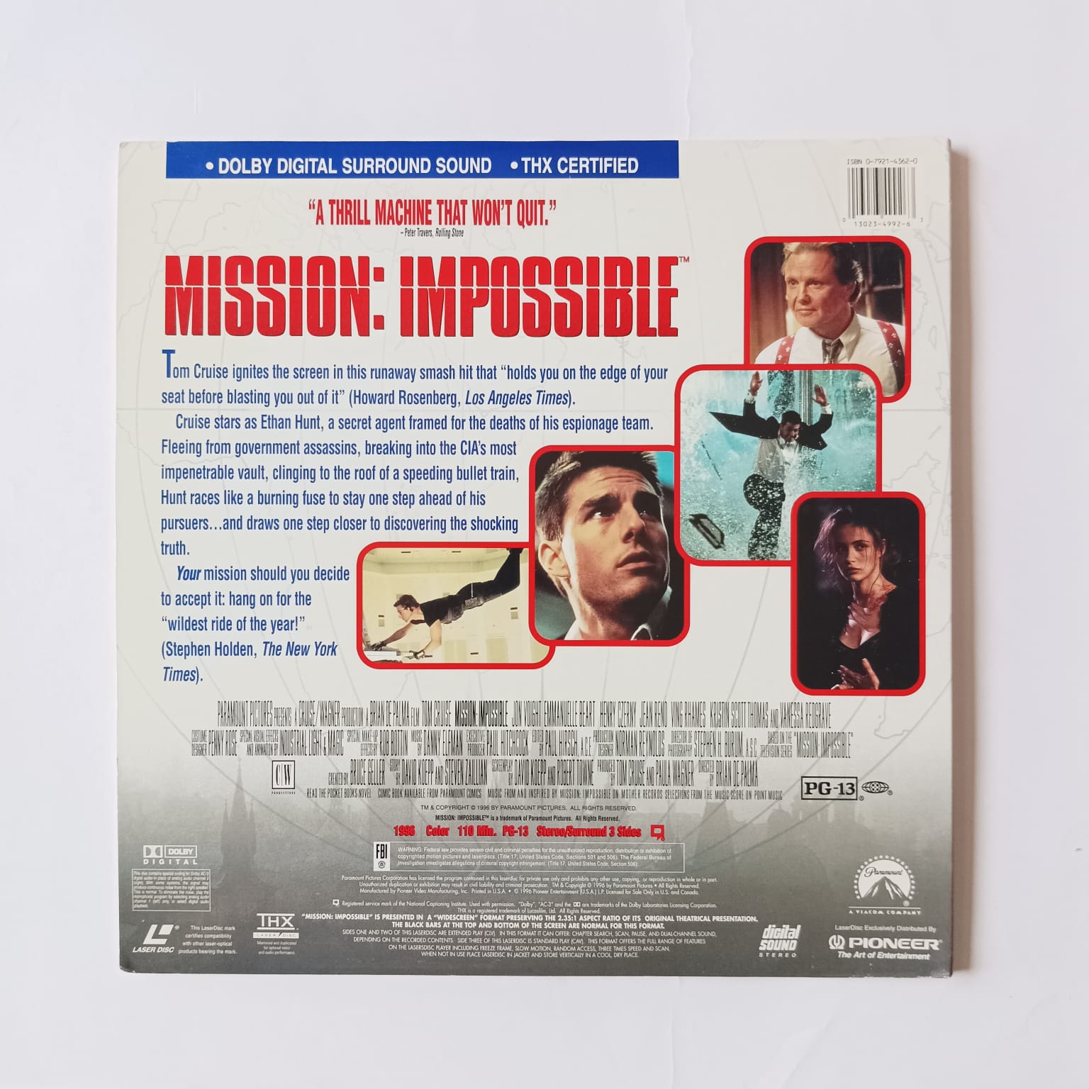 Laserdisc Mission: Impossible - Imagem 2