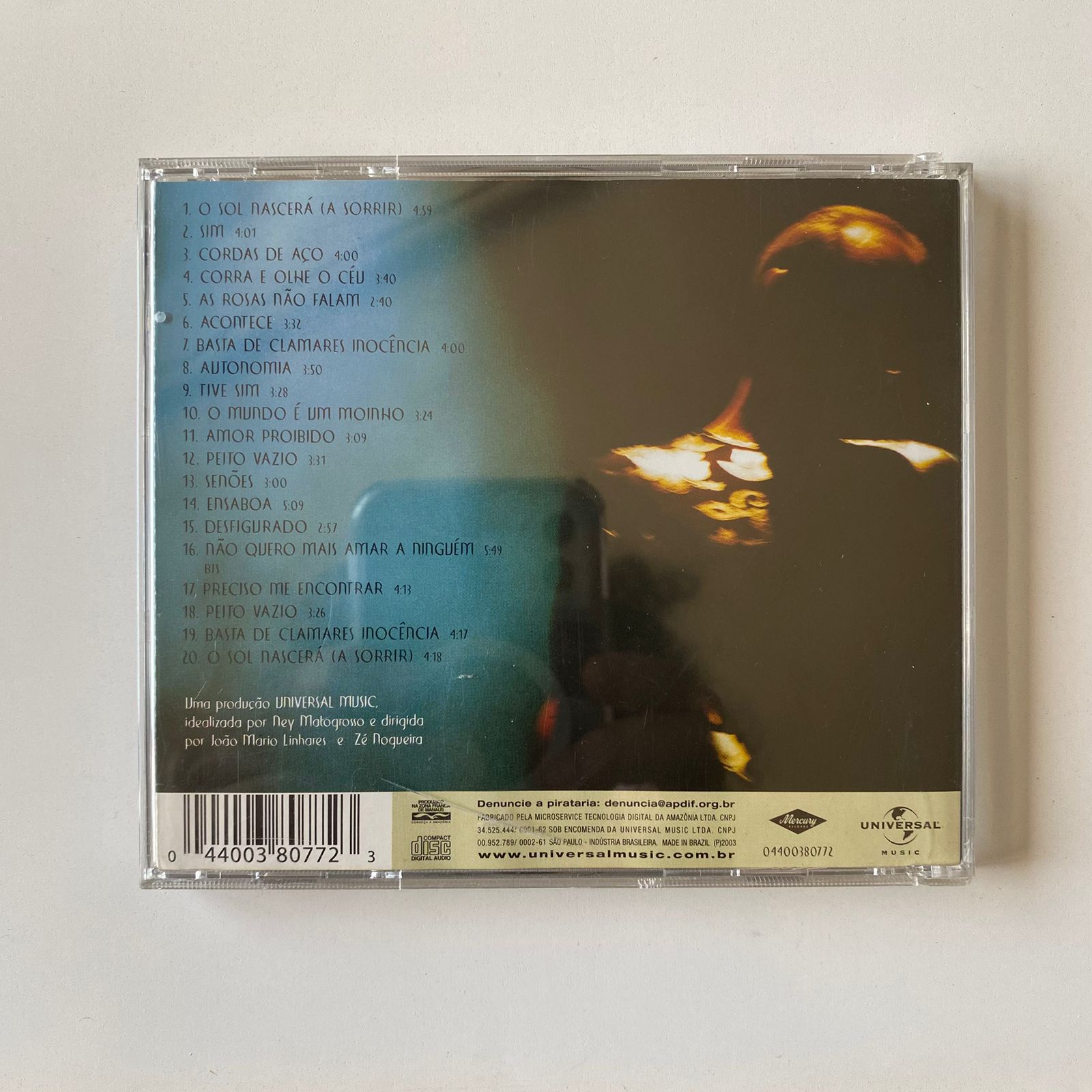 CD Ney Matogrosso - Interpreta Cartola - Imagem 2