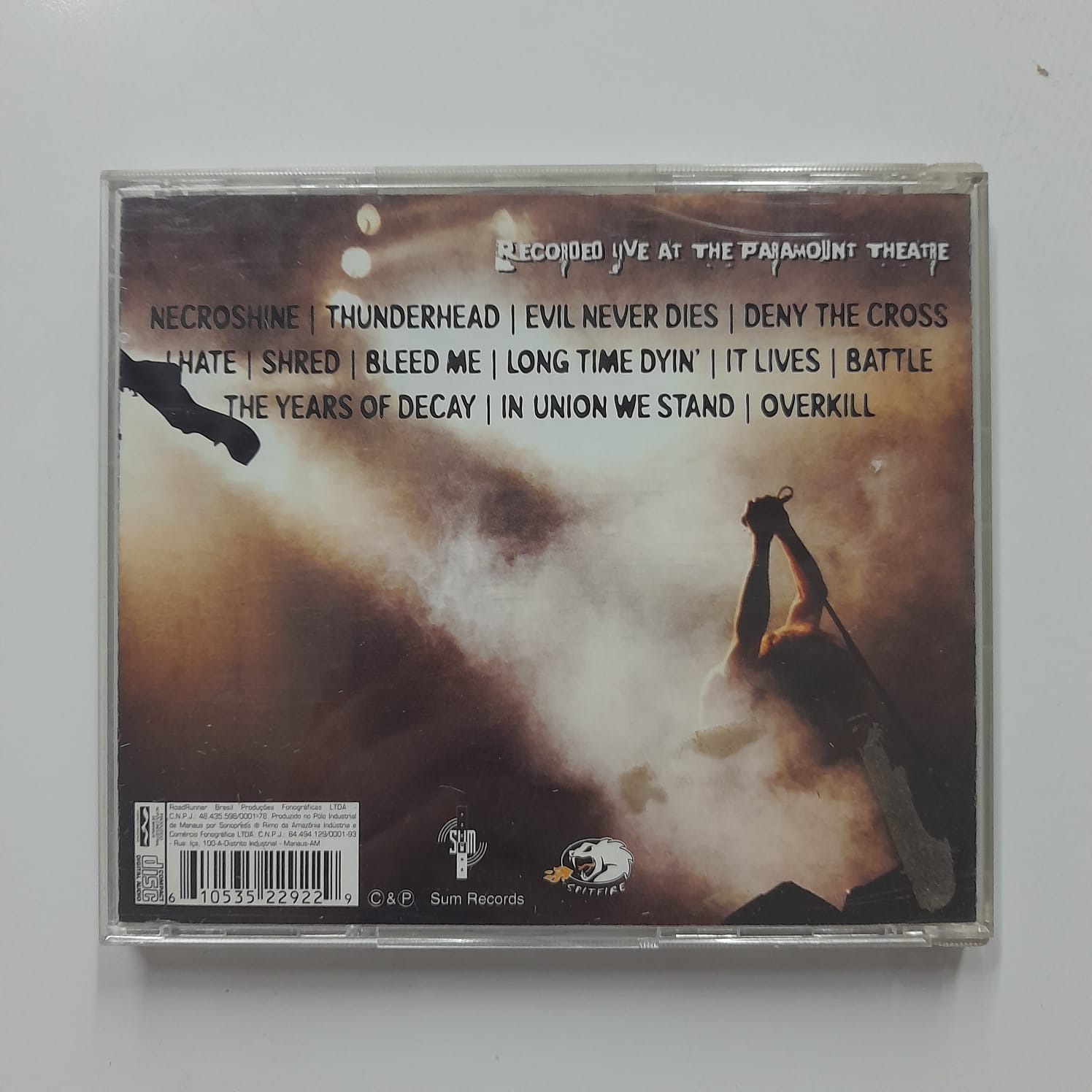 CD Overkill – Wrecking Everything (Live) - Imagem 2