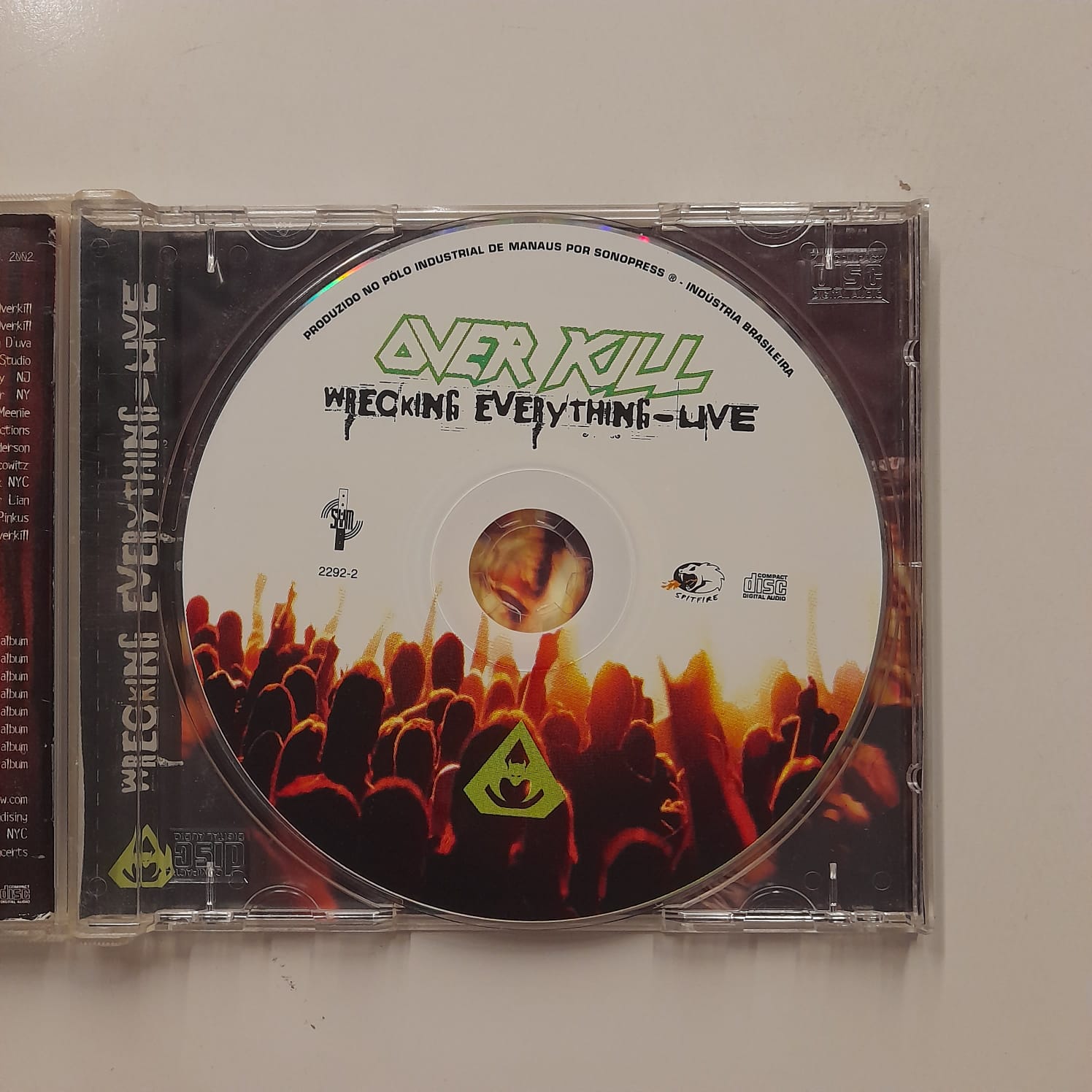 CD Overkill – Wrecking Everything (Live) - Imagem 3