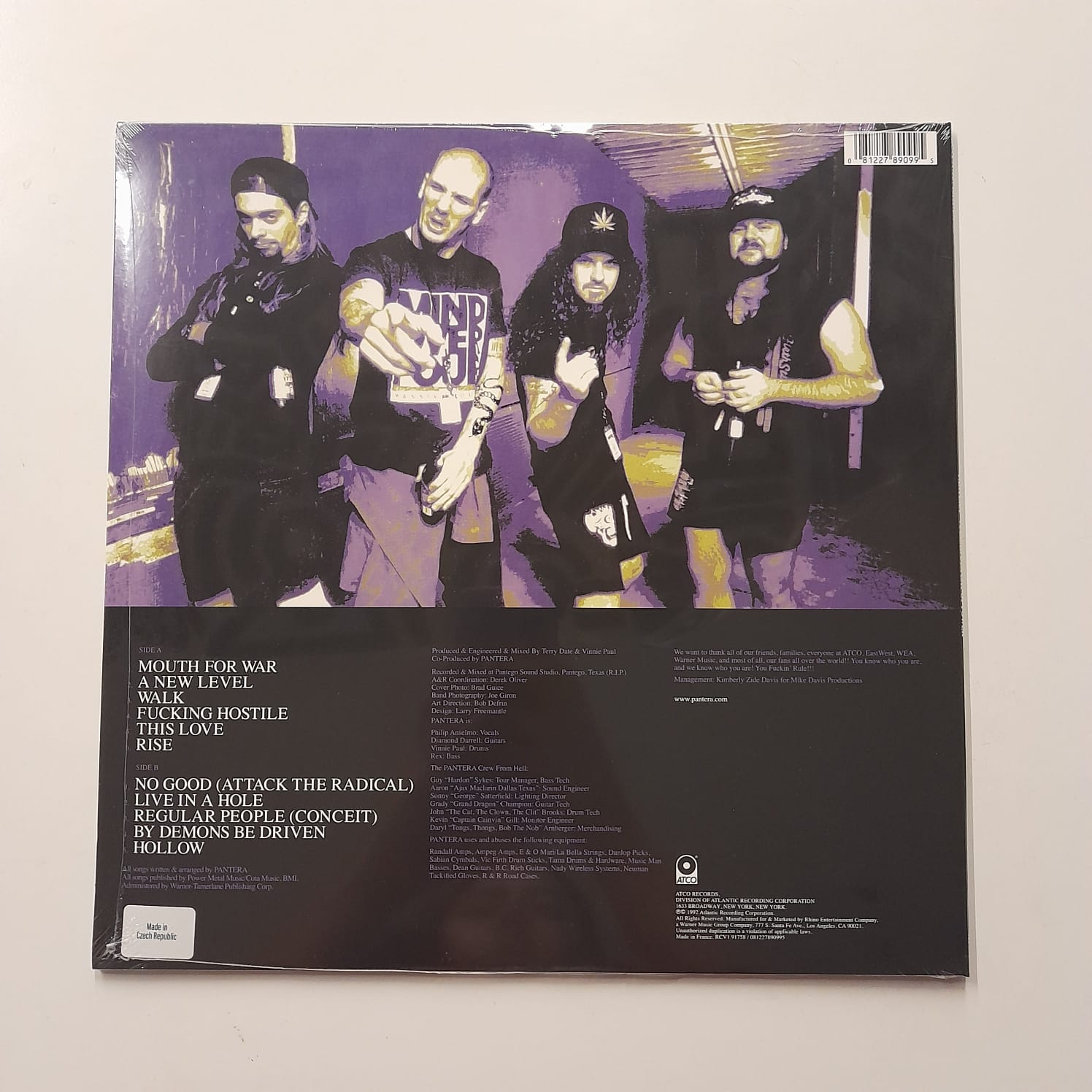 LP Pantera – Vulgar Display Of Power - Lacrado - Imagem 2