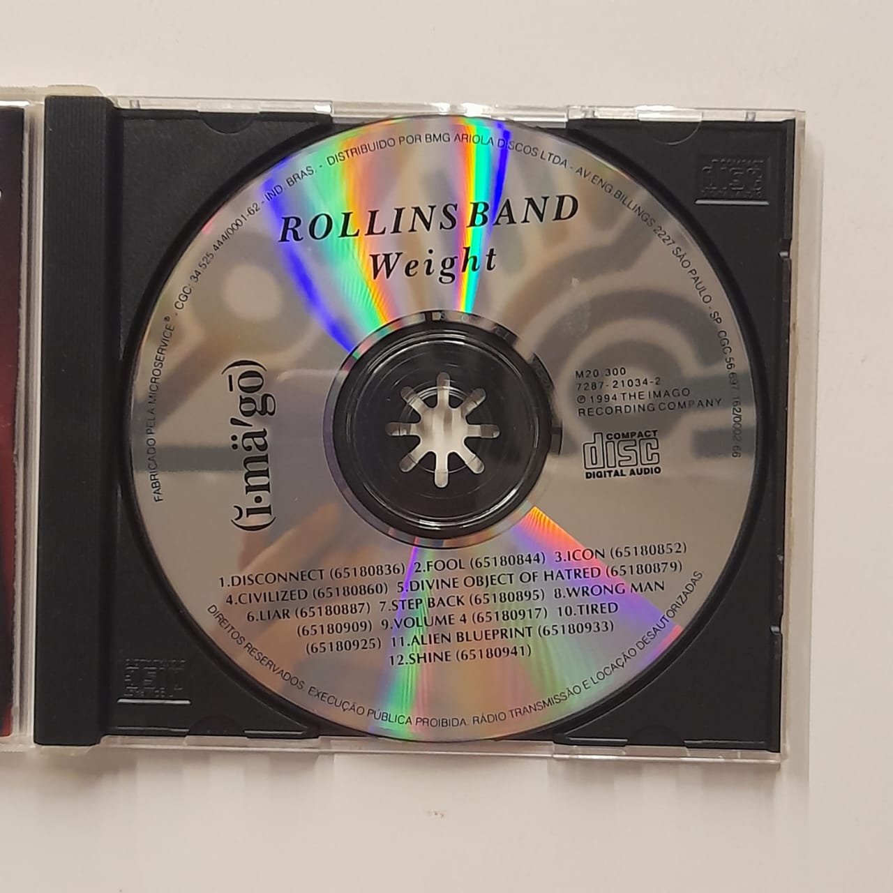 CD Rollins Band – Weight - Imagem 3