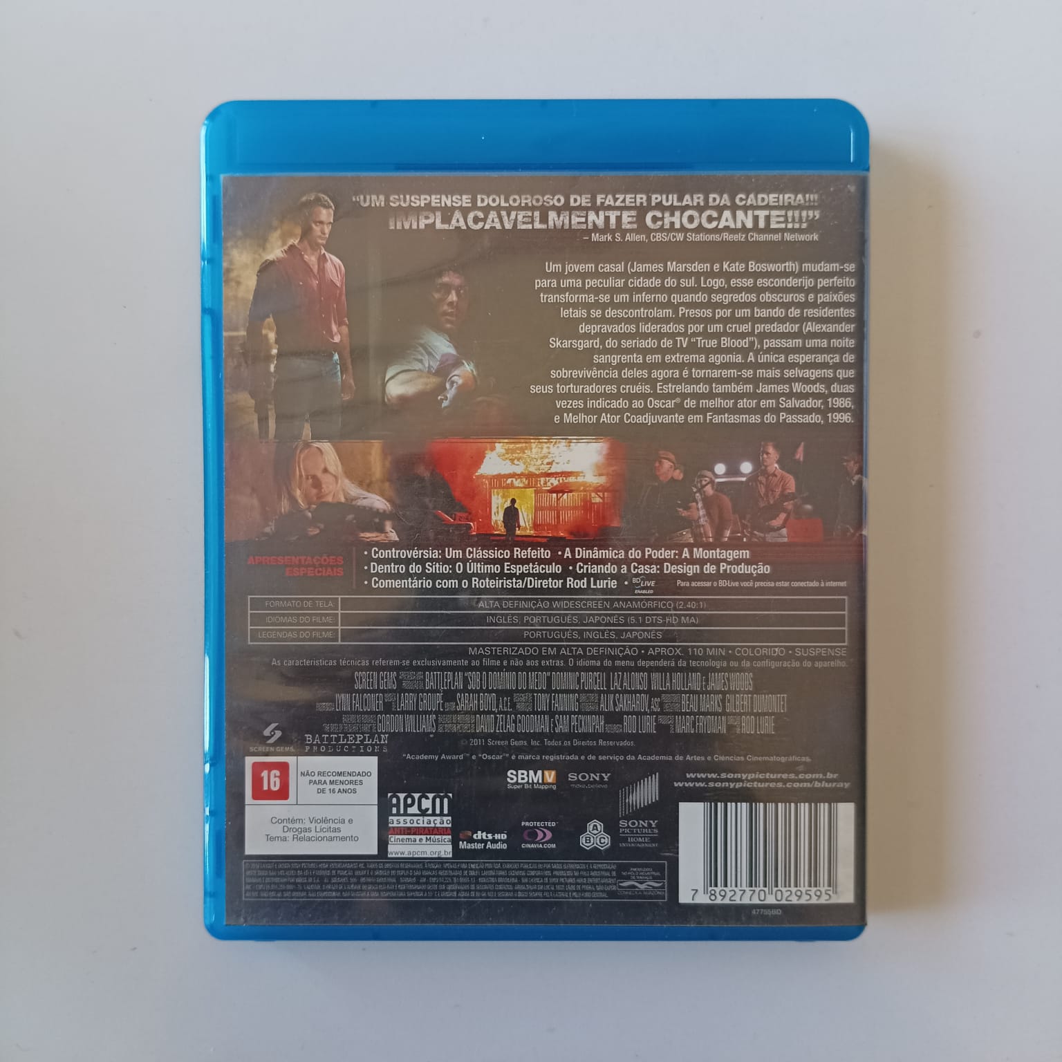 Blu-ray Sob O Dominio Do Medo - Imagem 2