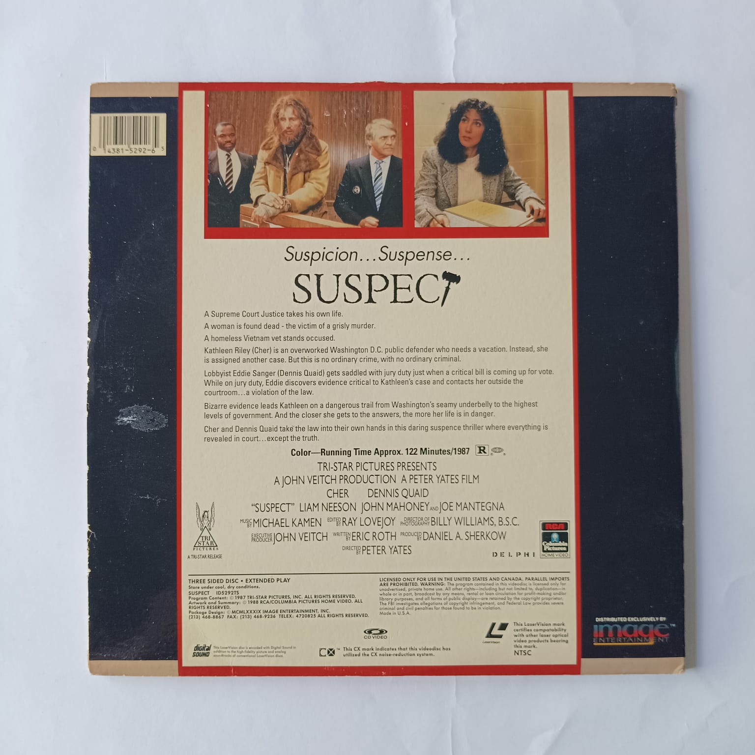 Laserdisc Suspect - Imagem 2