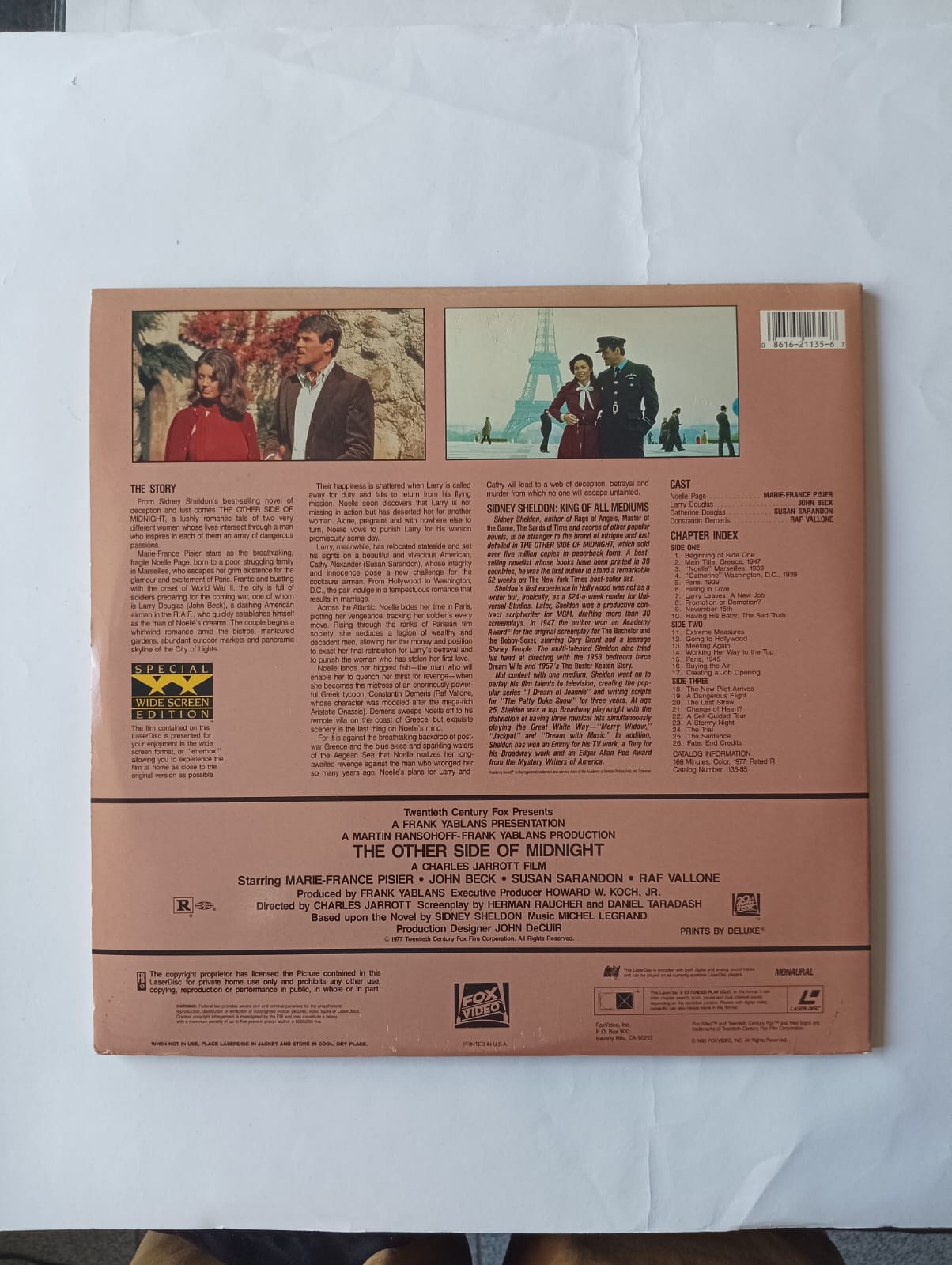 Laserdisc The Other Side of Midnight - Imagem 2