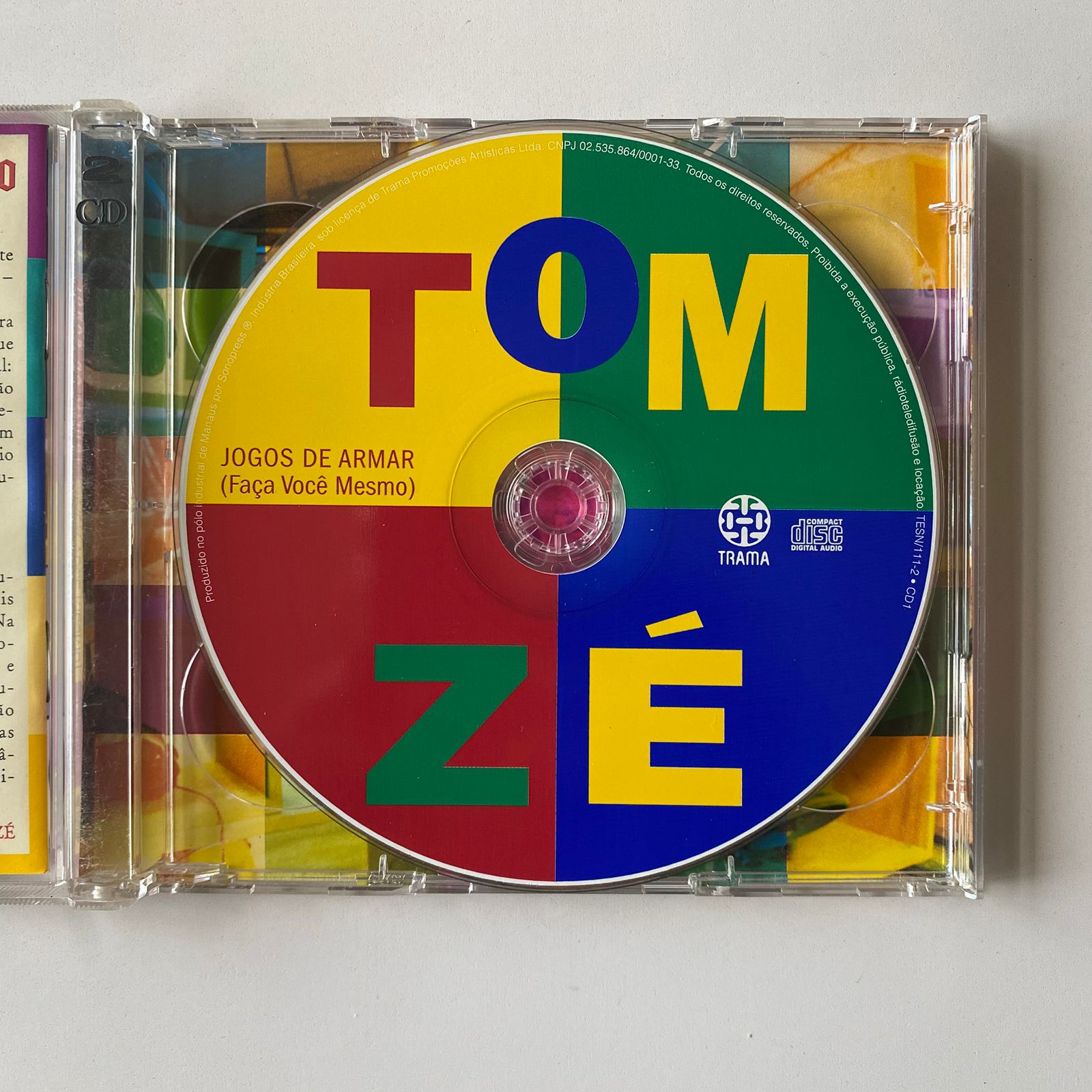 CD Tom Zé - Jogos De Amar (Faça Você Mesmo) - Duplo - Imagem 3