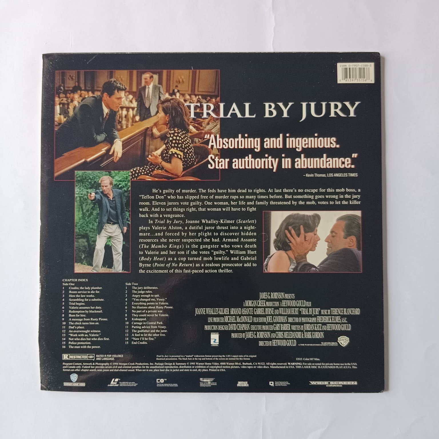 Laserdisc Trial By Jury - Imagem 2