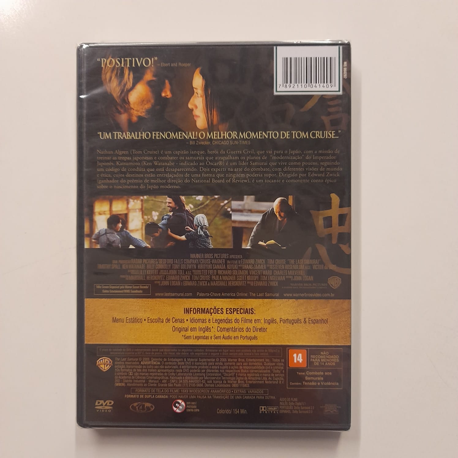 DVD O Último Samurai - Lacrado - Imagem 2