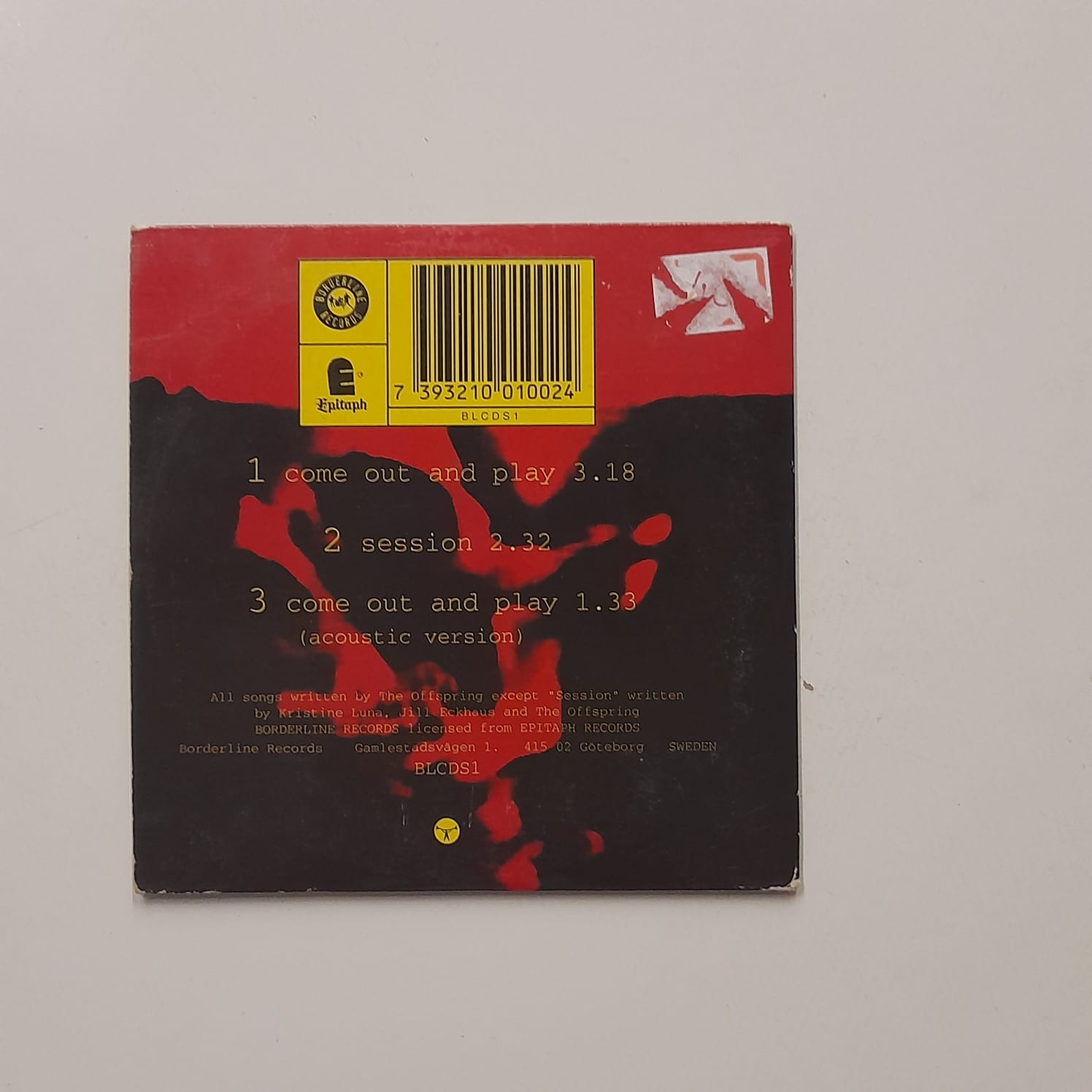 CD Single Offspring – Come Out And Play - Importado - Imagem 2
