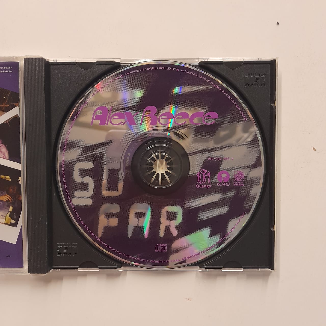 CD Alex Reece – So Far - Importado - Imagem 3