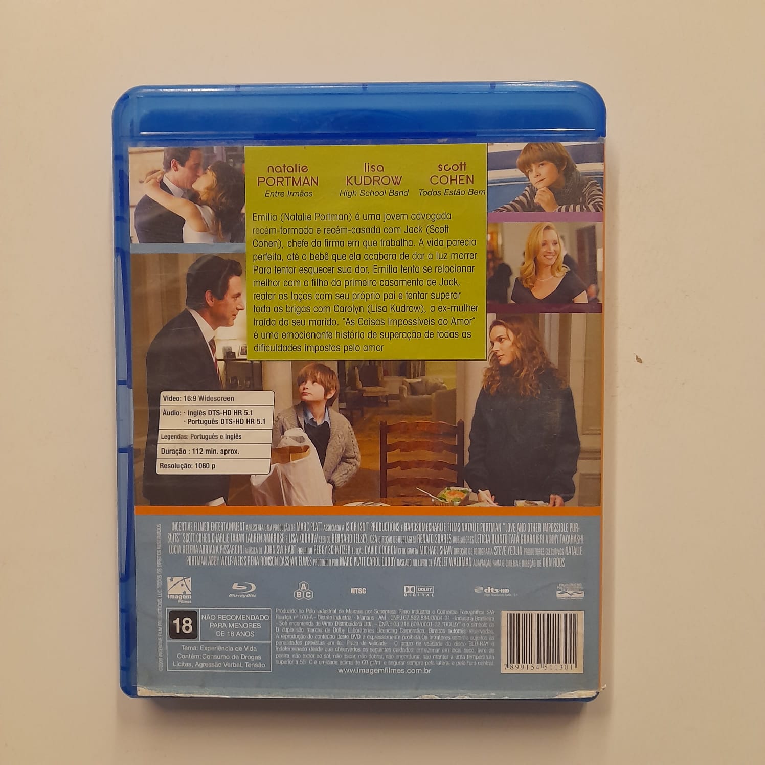 Blu-Ray As Coisas Impossíveis do Amor - Imagem 2
