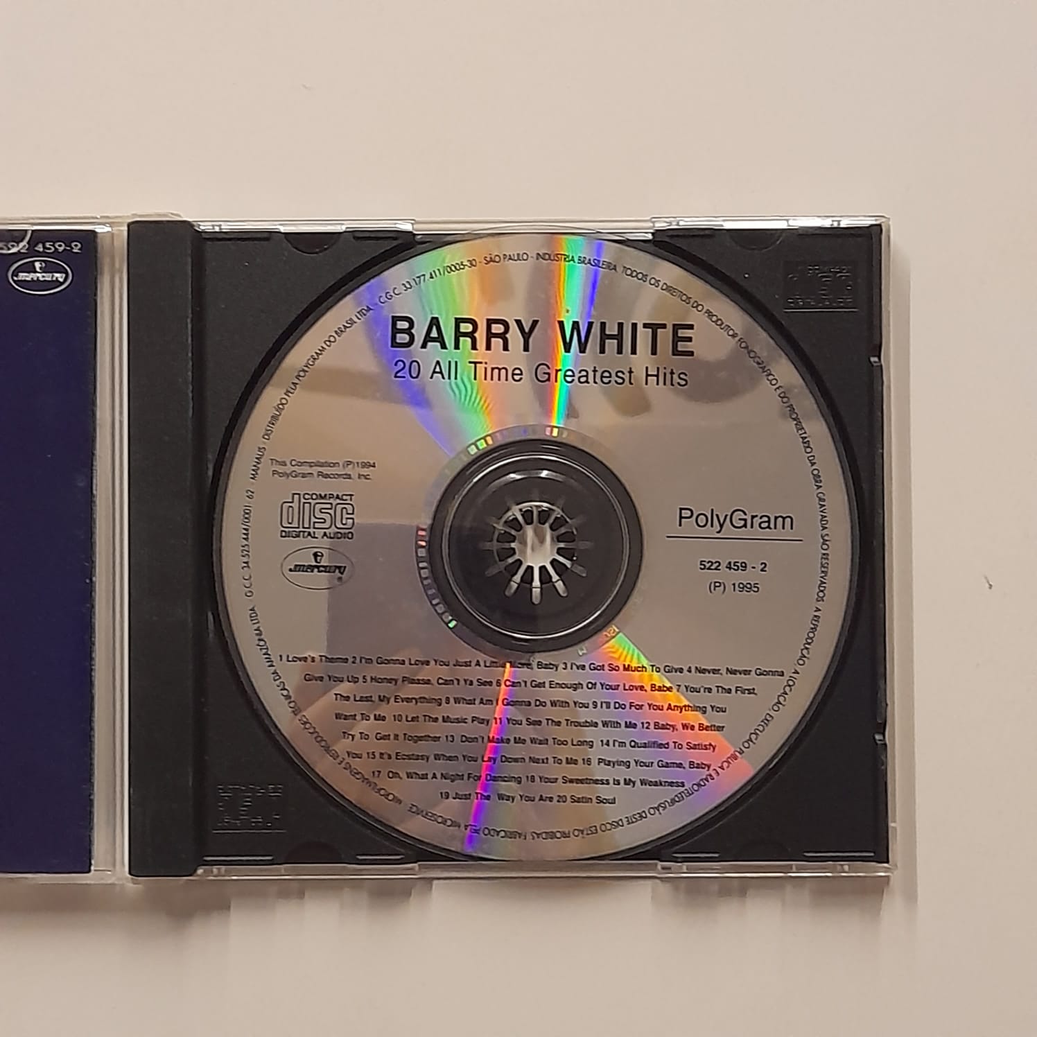CD Barry White – All-Time Greatest Hits - Imagem 3