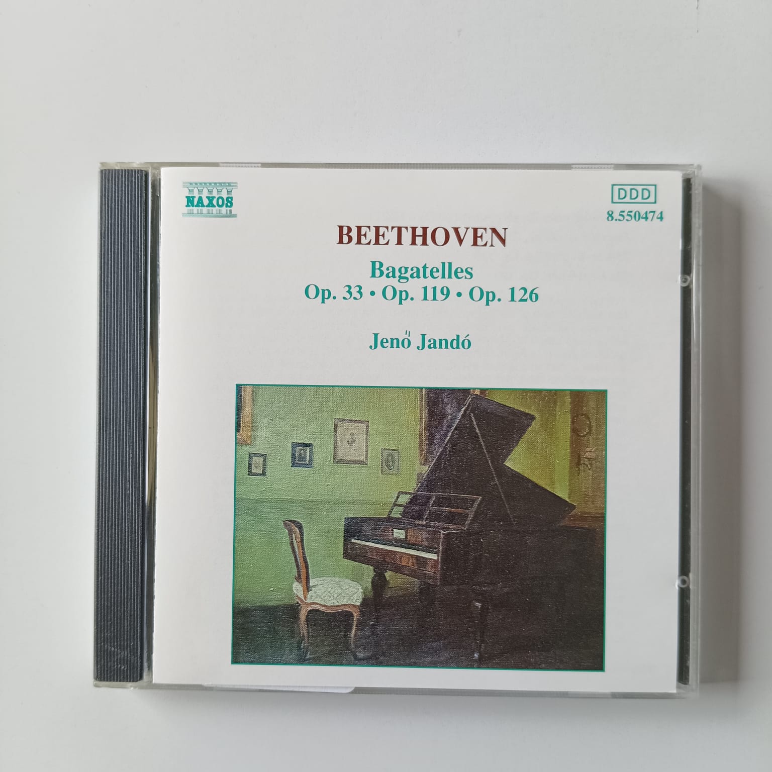 CD Beethoven - Bagatelles Op. 33/119/126 - Jeno Jandó - Importado