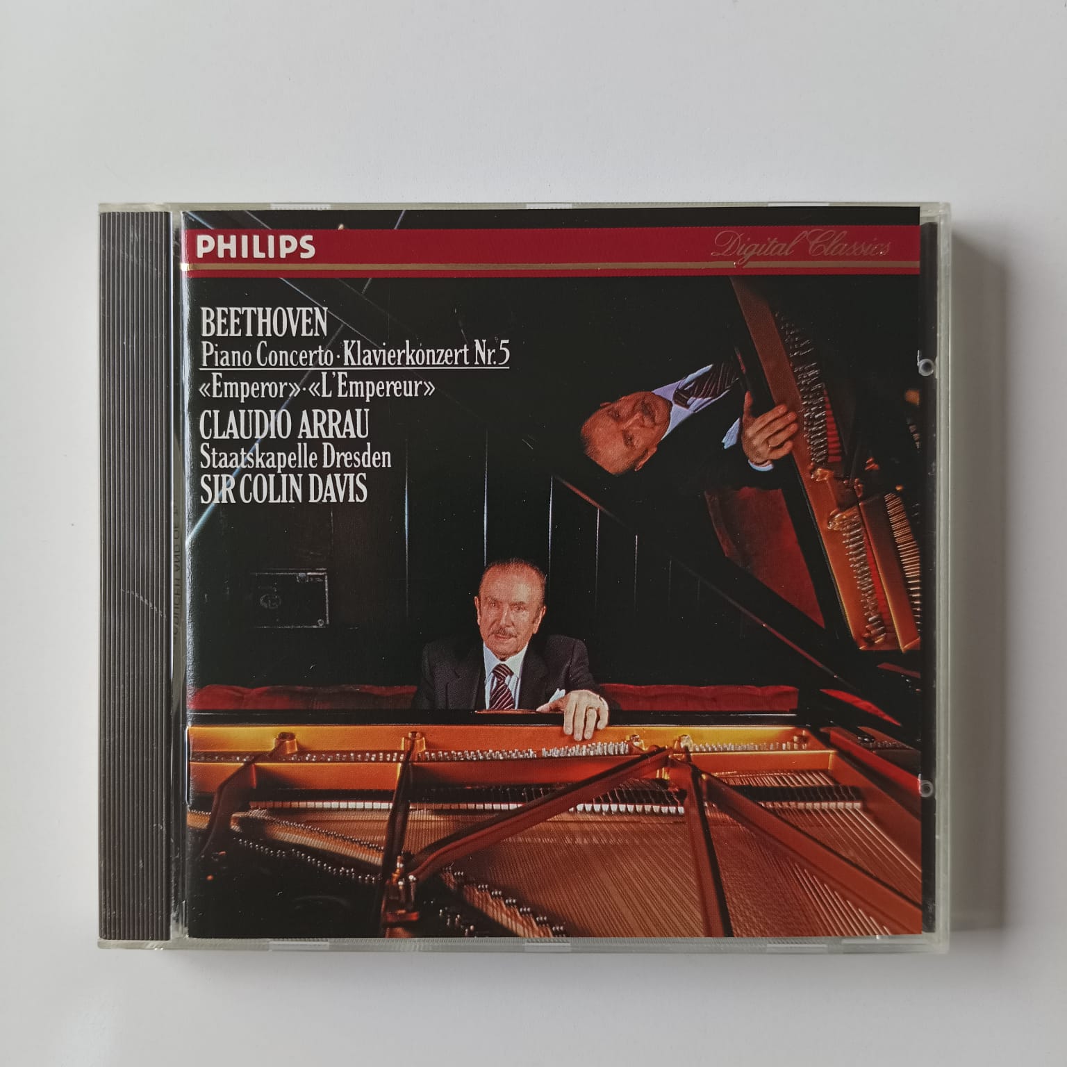 CD Beethoven - Emperor Concerto - Claudio Arrau - Reg: Sir Colin Davis - Importado