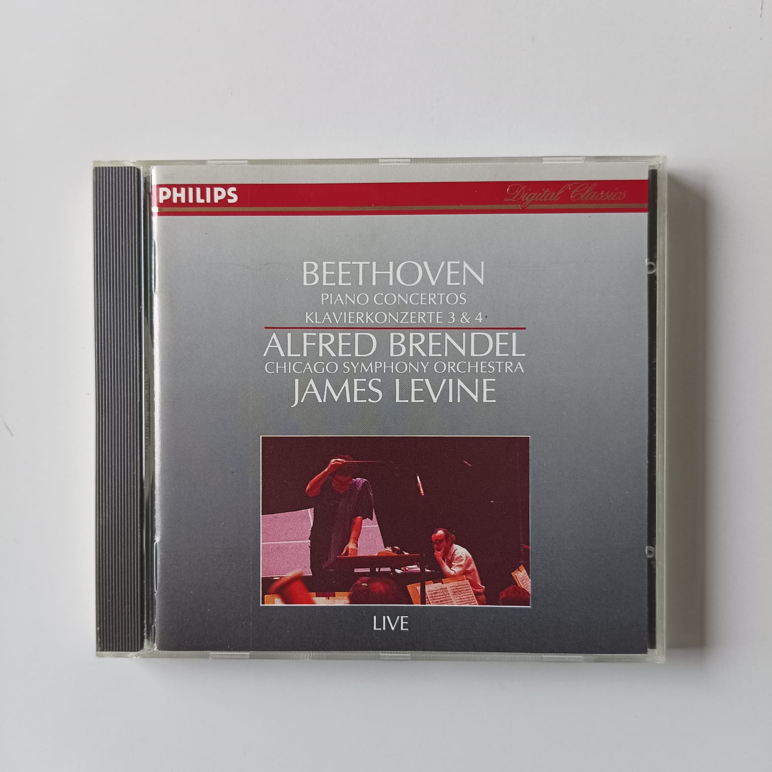 CD Beethoven - Piano Concertos 3 & 4 - Reg: James Levine - Importado