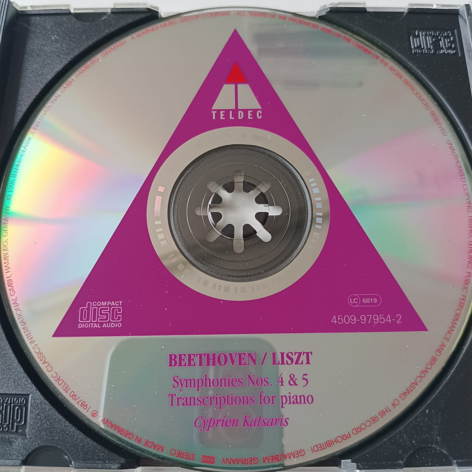 CD Beethoven / Liszt - Symphonies Nos. 4 & 5 - Cyprien Katsaris, Piano - Importado - Imagem 3