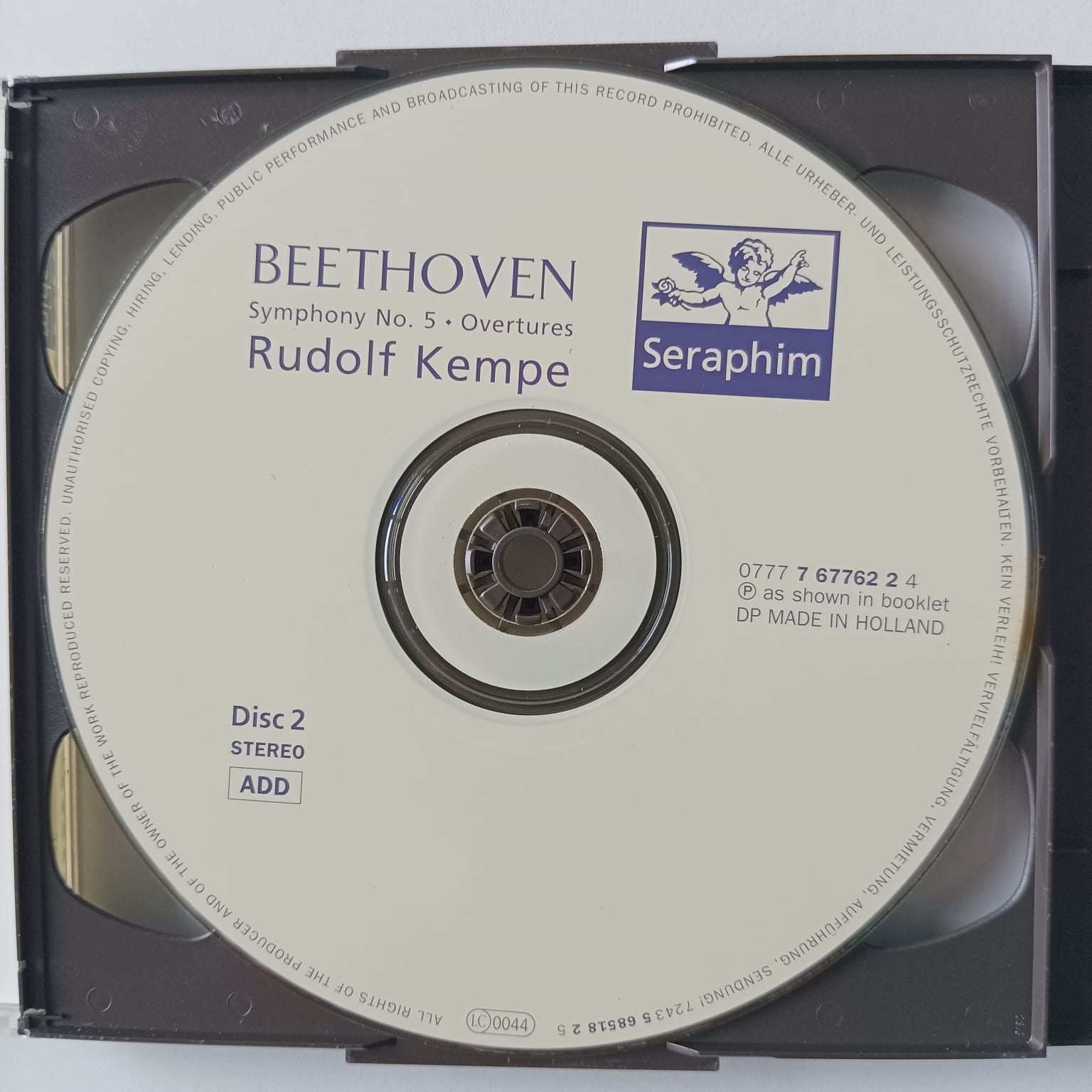 CD Beethoven - Symphonies Nos. 1-3 "Eroica" - 5 - Reg: Rudolf Kempe - Duplo Importado (2CDs) - Imagem 4