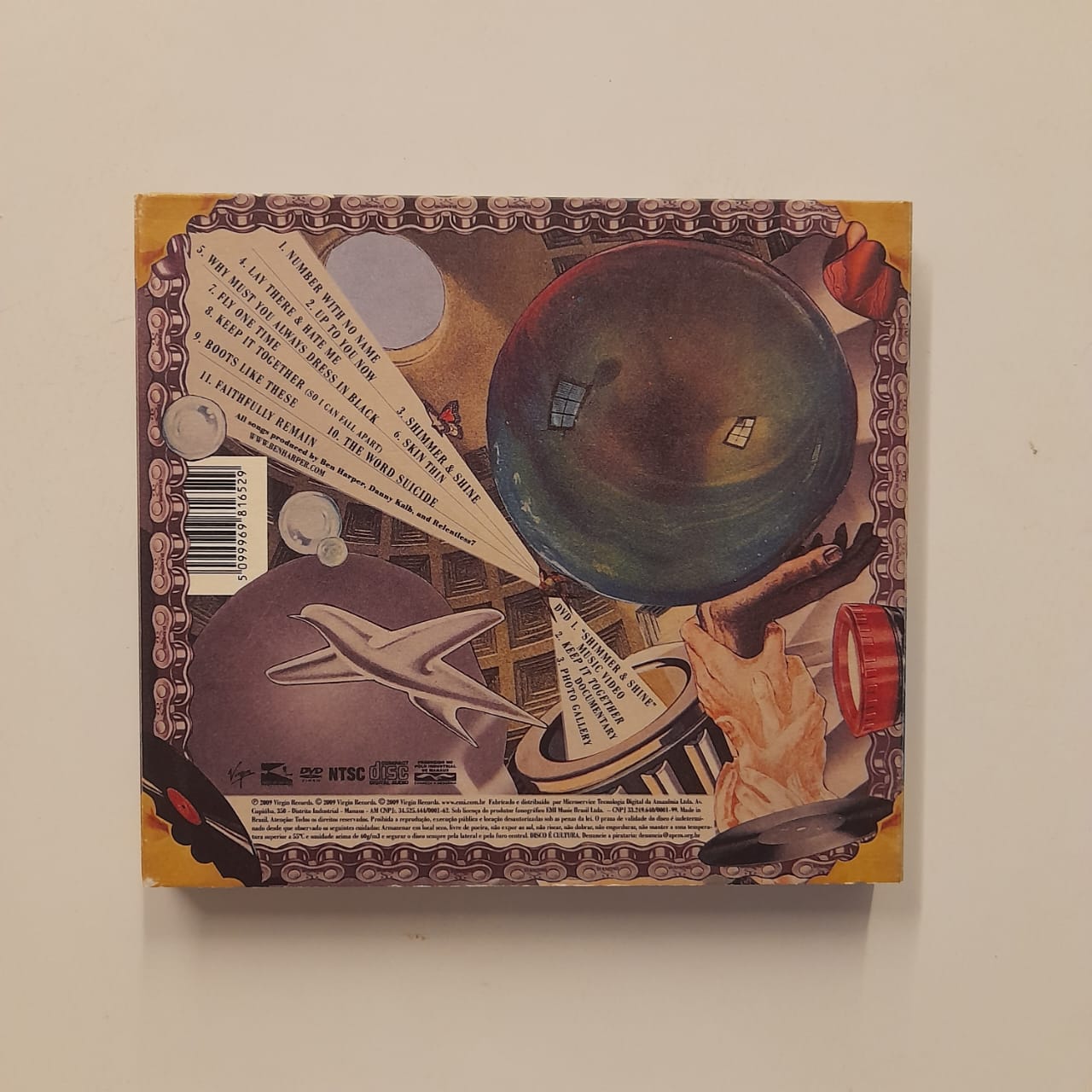CD Ben Harper And Relentless7 – White Lies For Dark Times - Duplo - Imagem 2