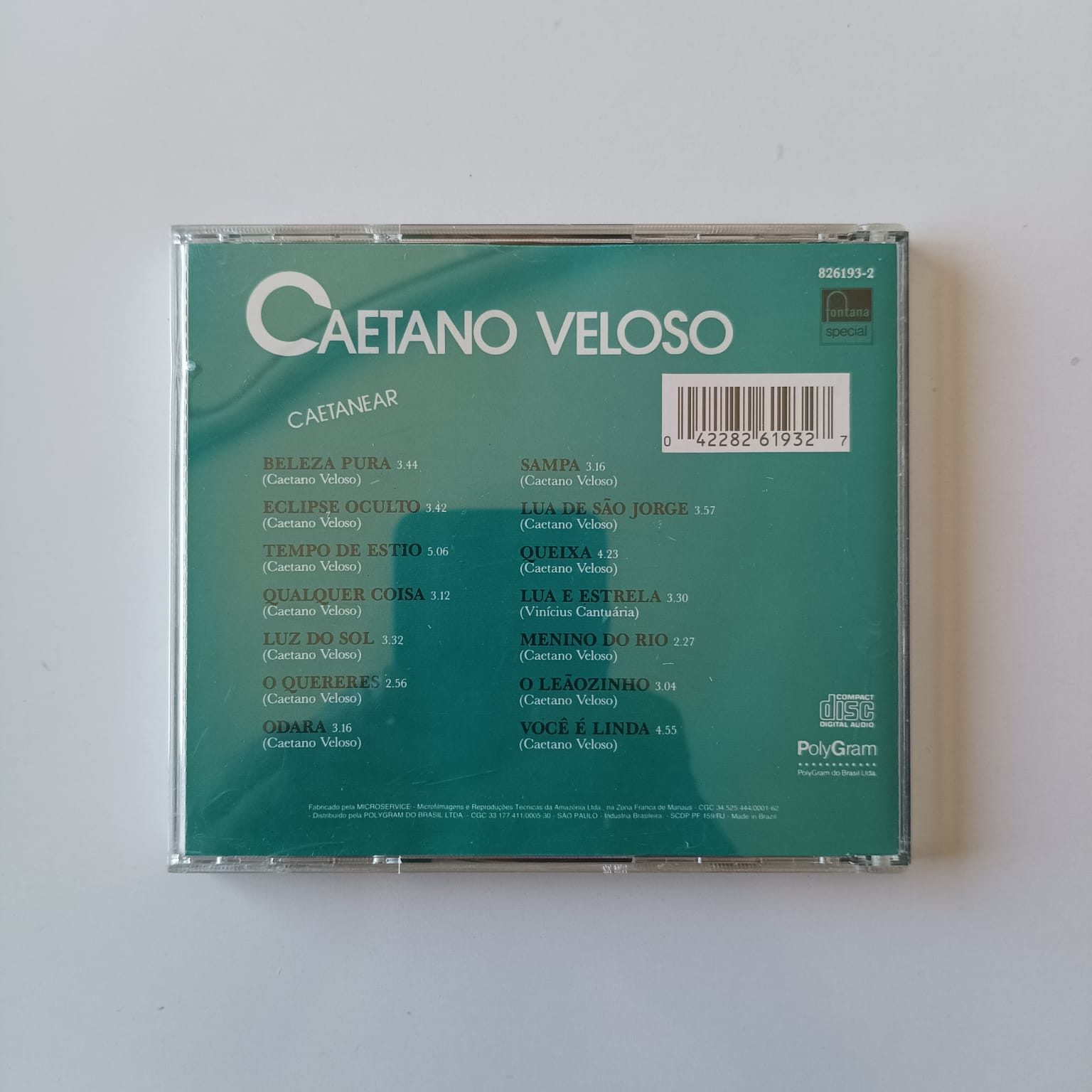 CD Caetano Veloso - Caetanear - Imagem 2