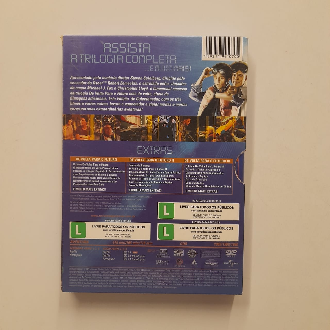 Box DVD Trilogia De Volta Para o Futuro (3 DVDs) - Imagem 2