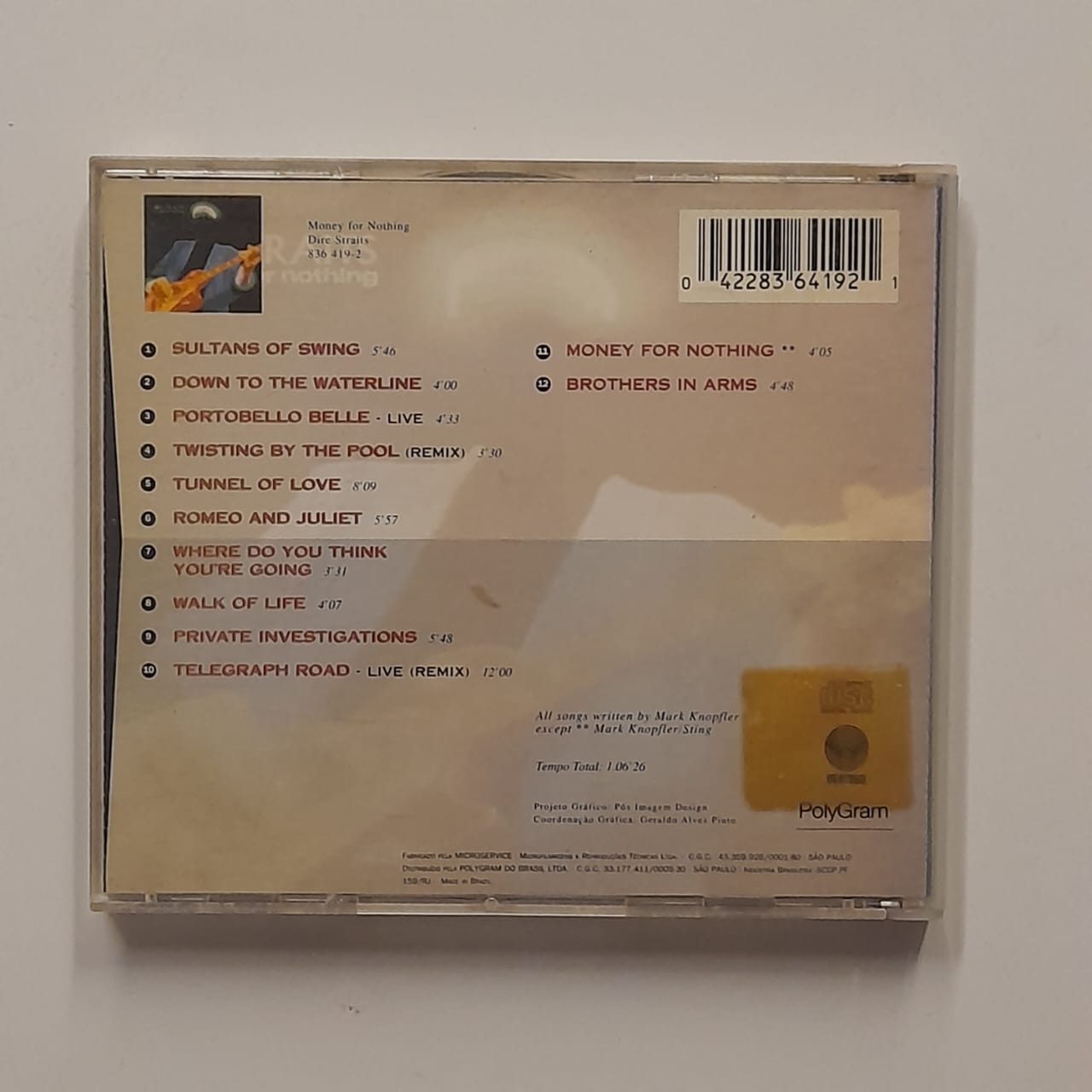 CD Dire Straits – Money For Nothing - Imagem 3