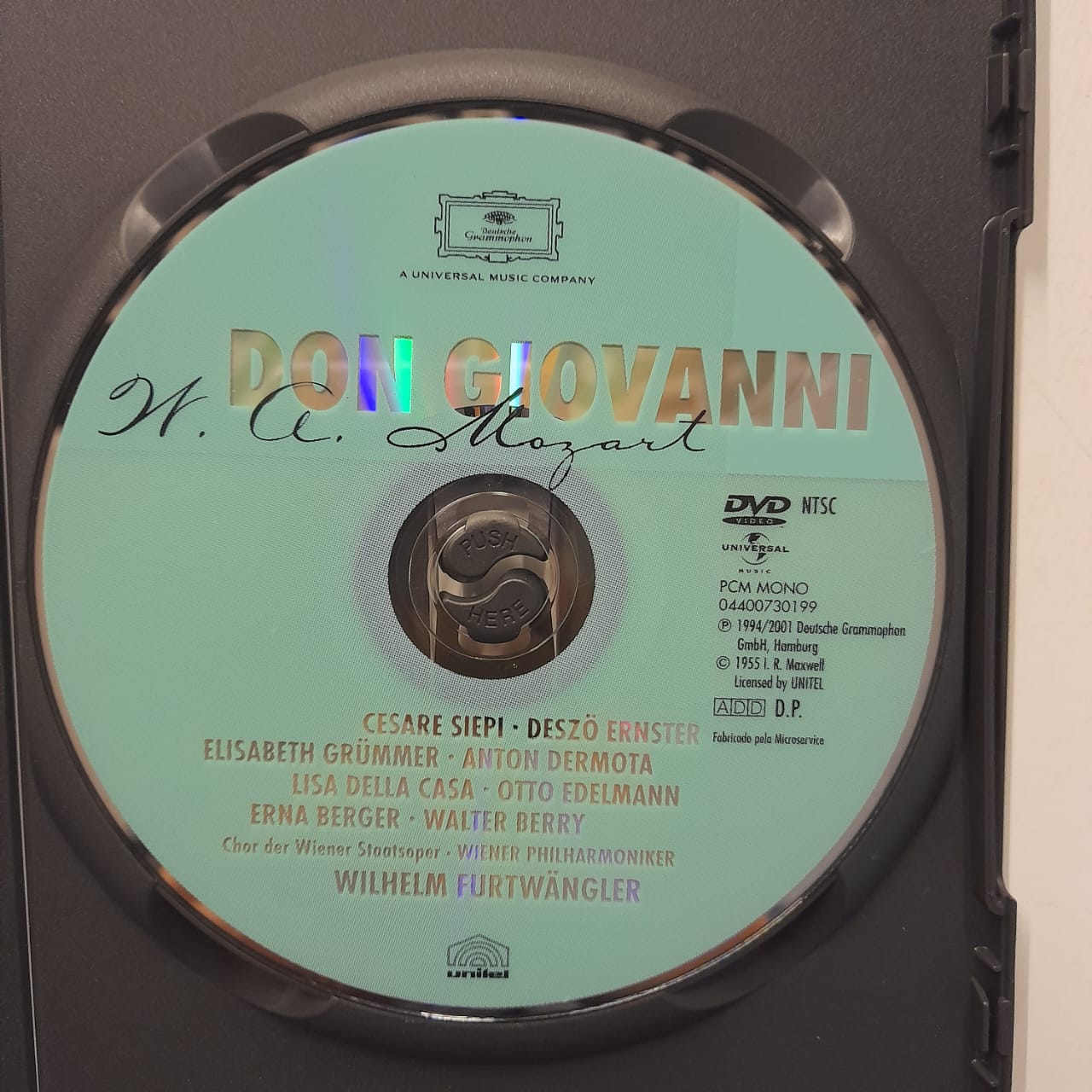 DVD Mozart - Don Giovanni - Reg: Furtwangler - Imagem 3