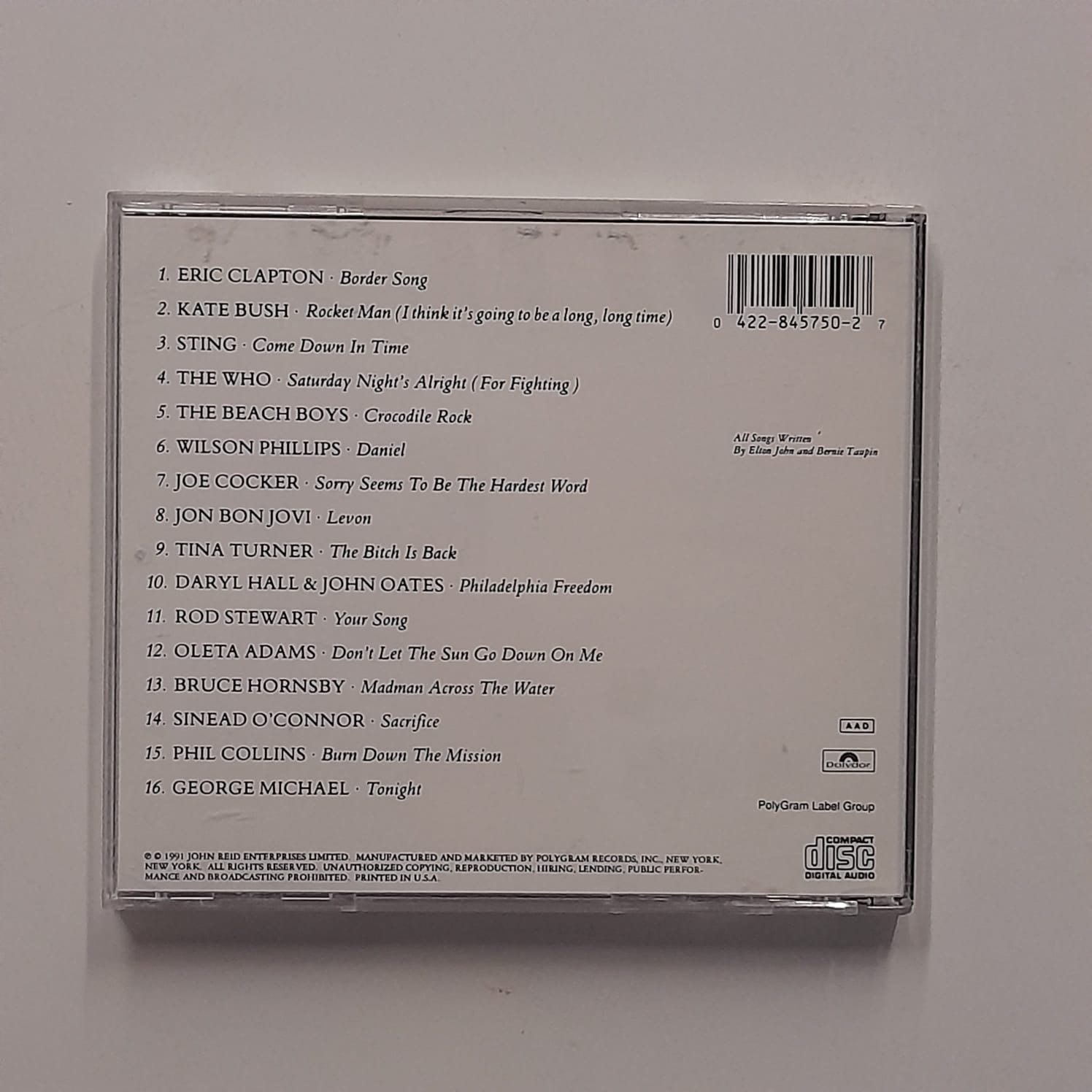 CD Two Rooms - Celebrating The Songs Of Elton John & Bernie Taupin - Importado - Imagem 2