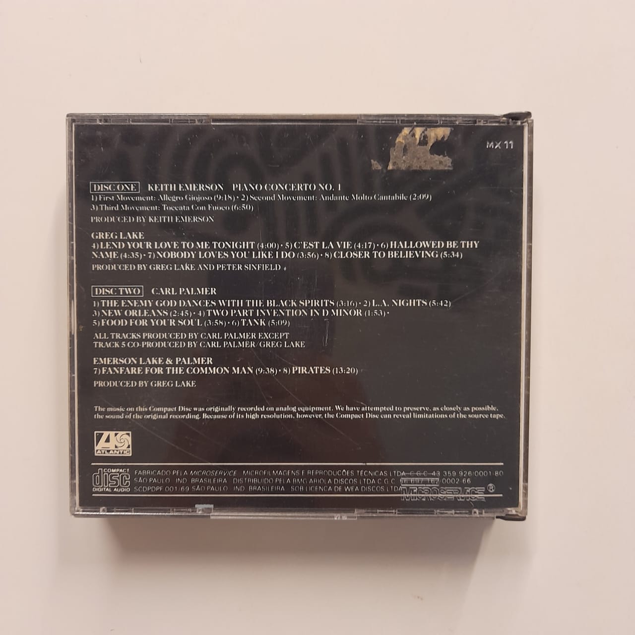 CD Emerson Lake & Palmer – Works (Volume 1) - Duplo - Imagem 2