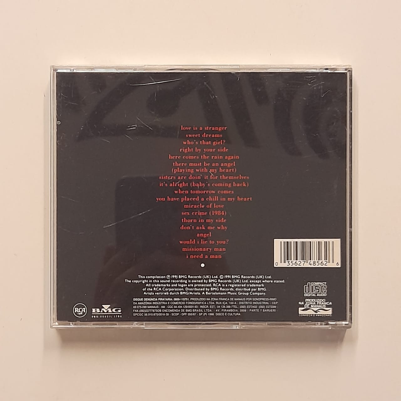 CD Eurythmics – Greatest Hits - Imagem 2