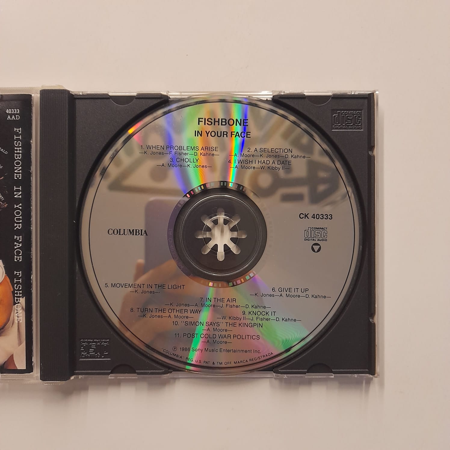 CD Fishbone – In Your Face - Importado - Imagem 3
