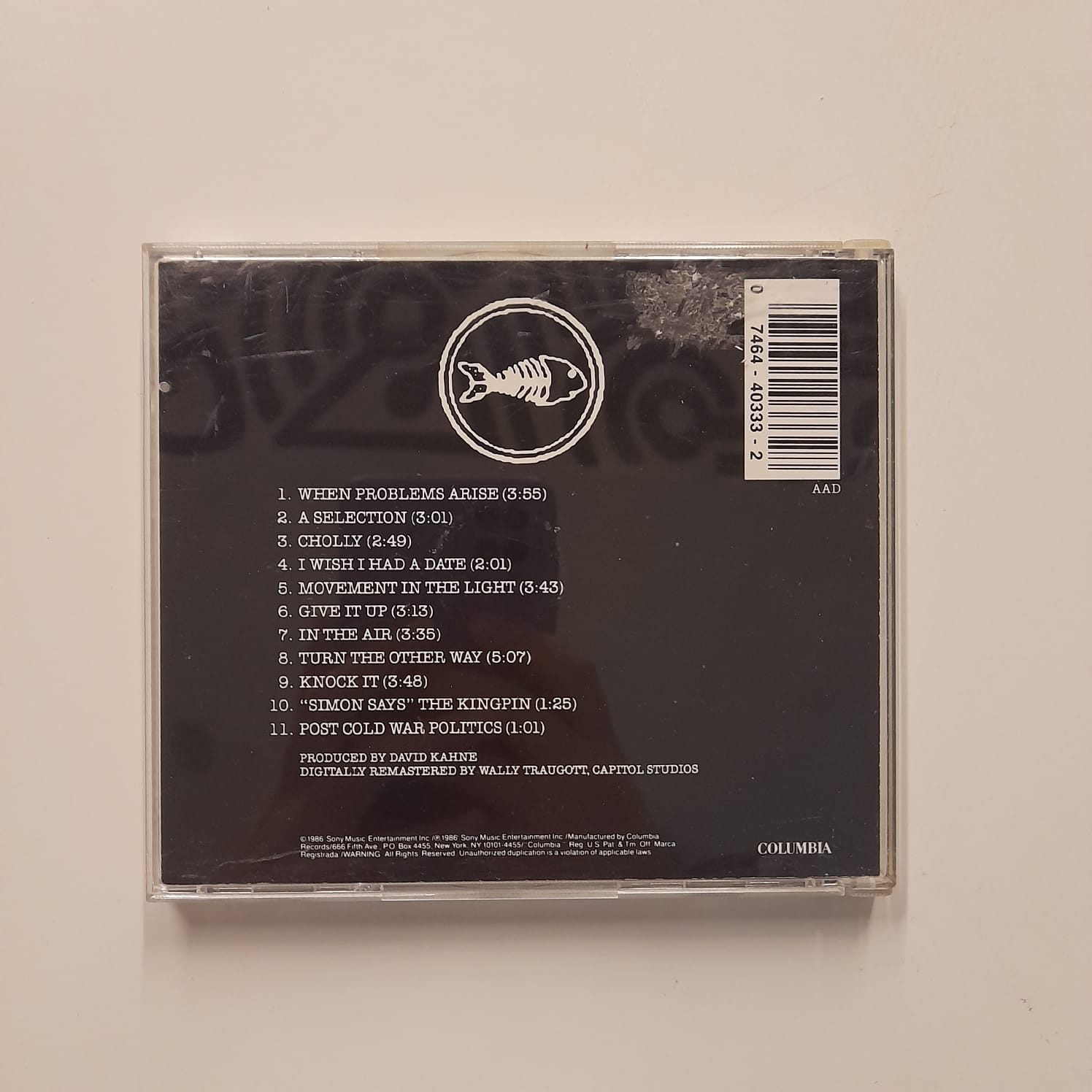 CD Fishbone – In Your Face - Importado - Imagem 2